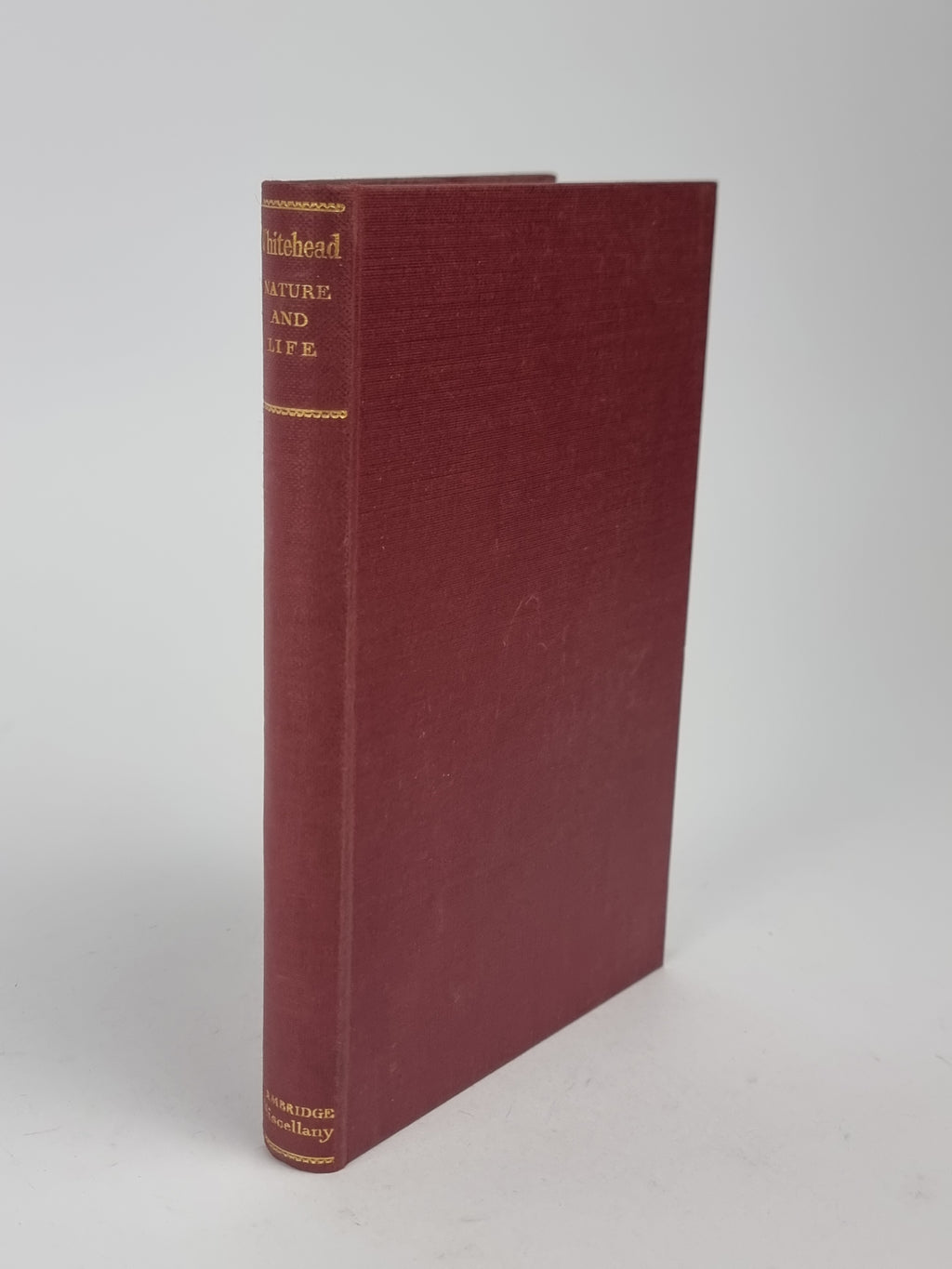 Nature and Life, Alfred North Whitehead — 1st Edition