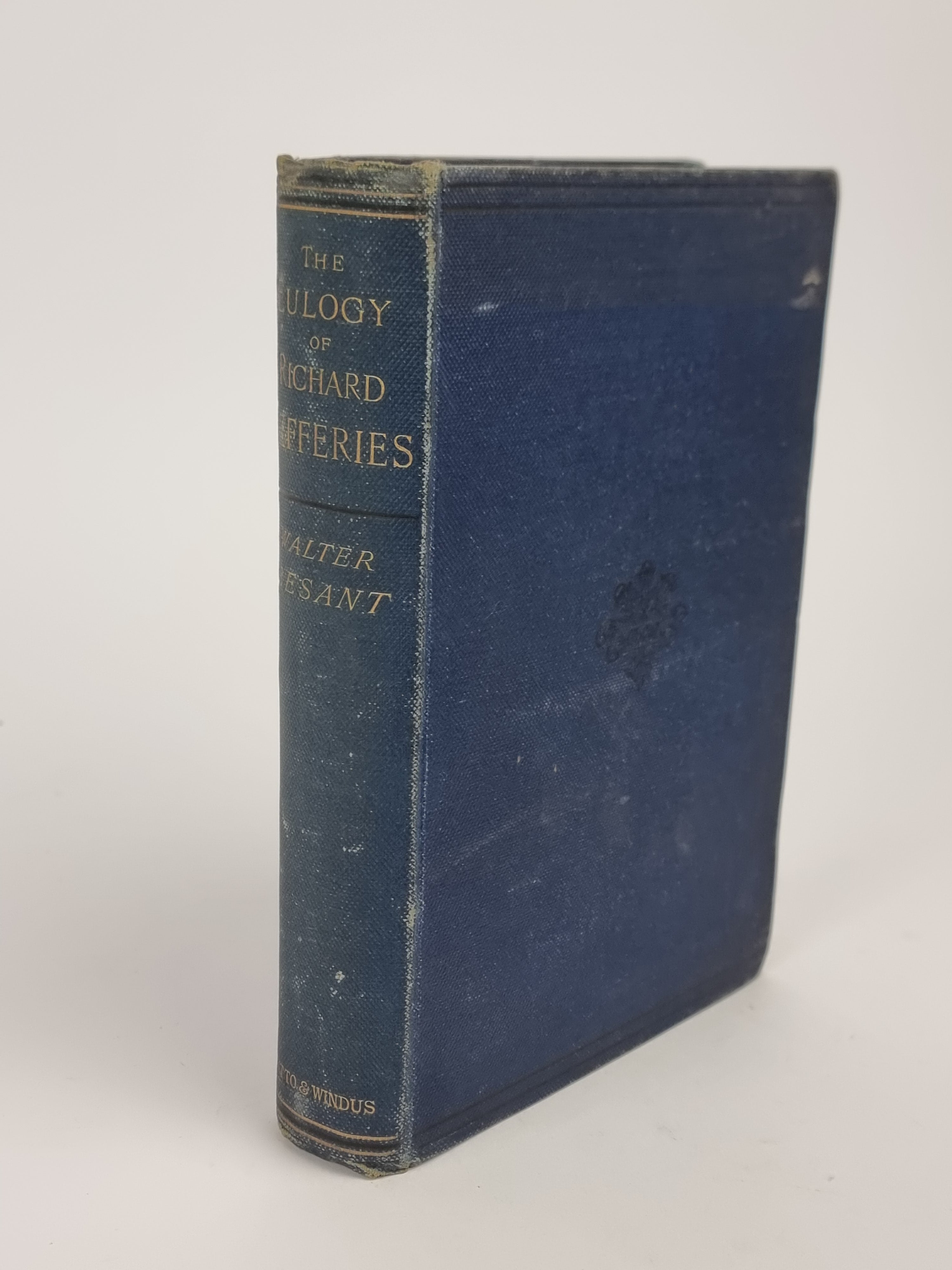The Eulogy of Richard Jefferies, Walter Besant — 1st Edition