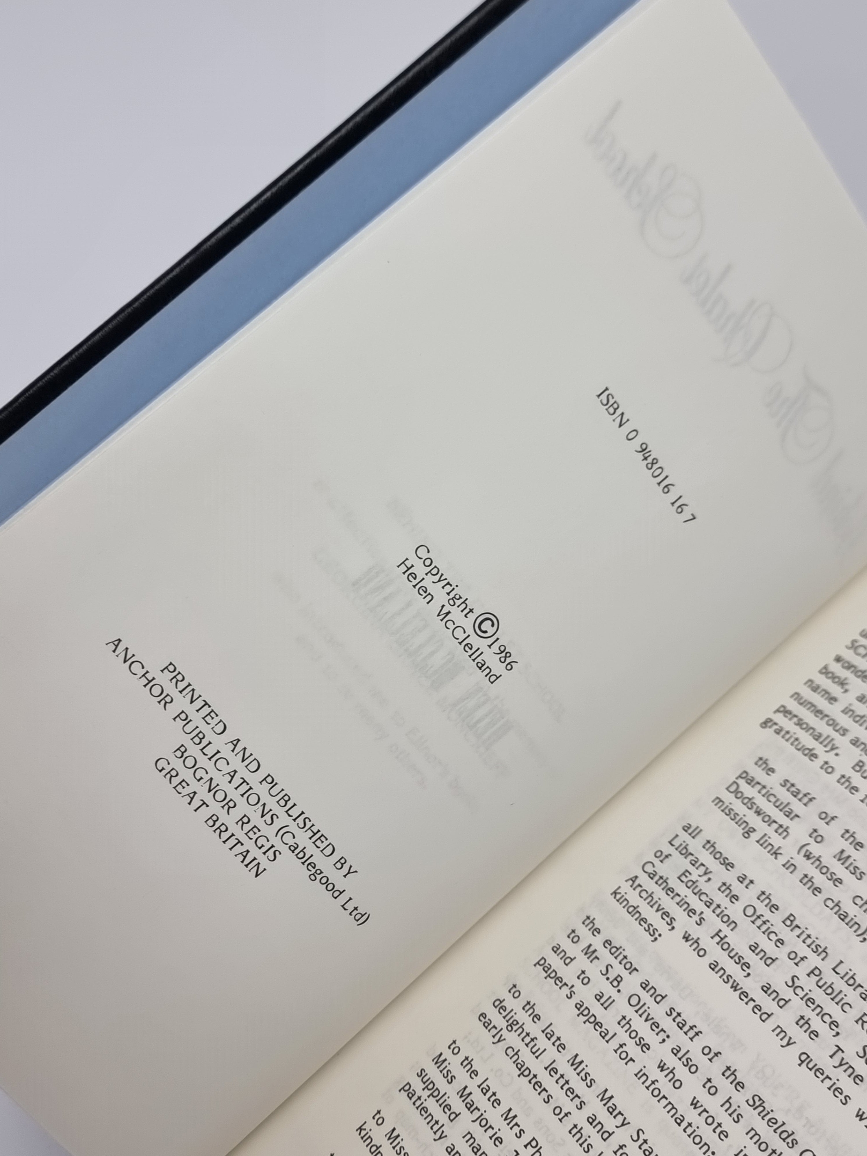 Behind the Chalet School, Helen McClelland — 1986 Reissue
