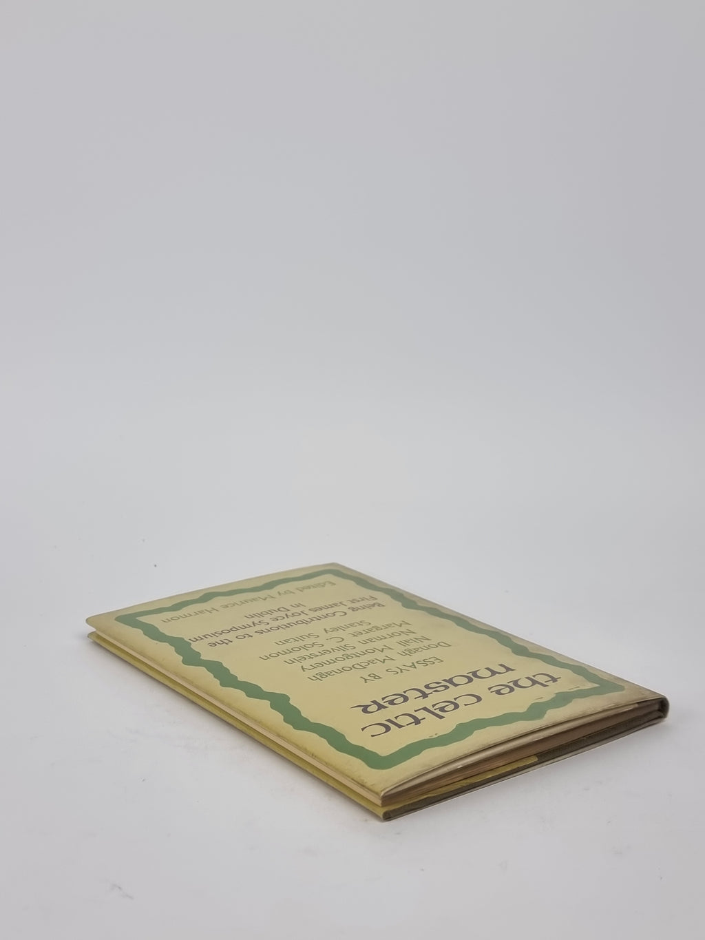 The Celtic Master, Edited by Maurice Harmon — 1st Edition