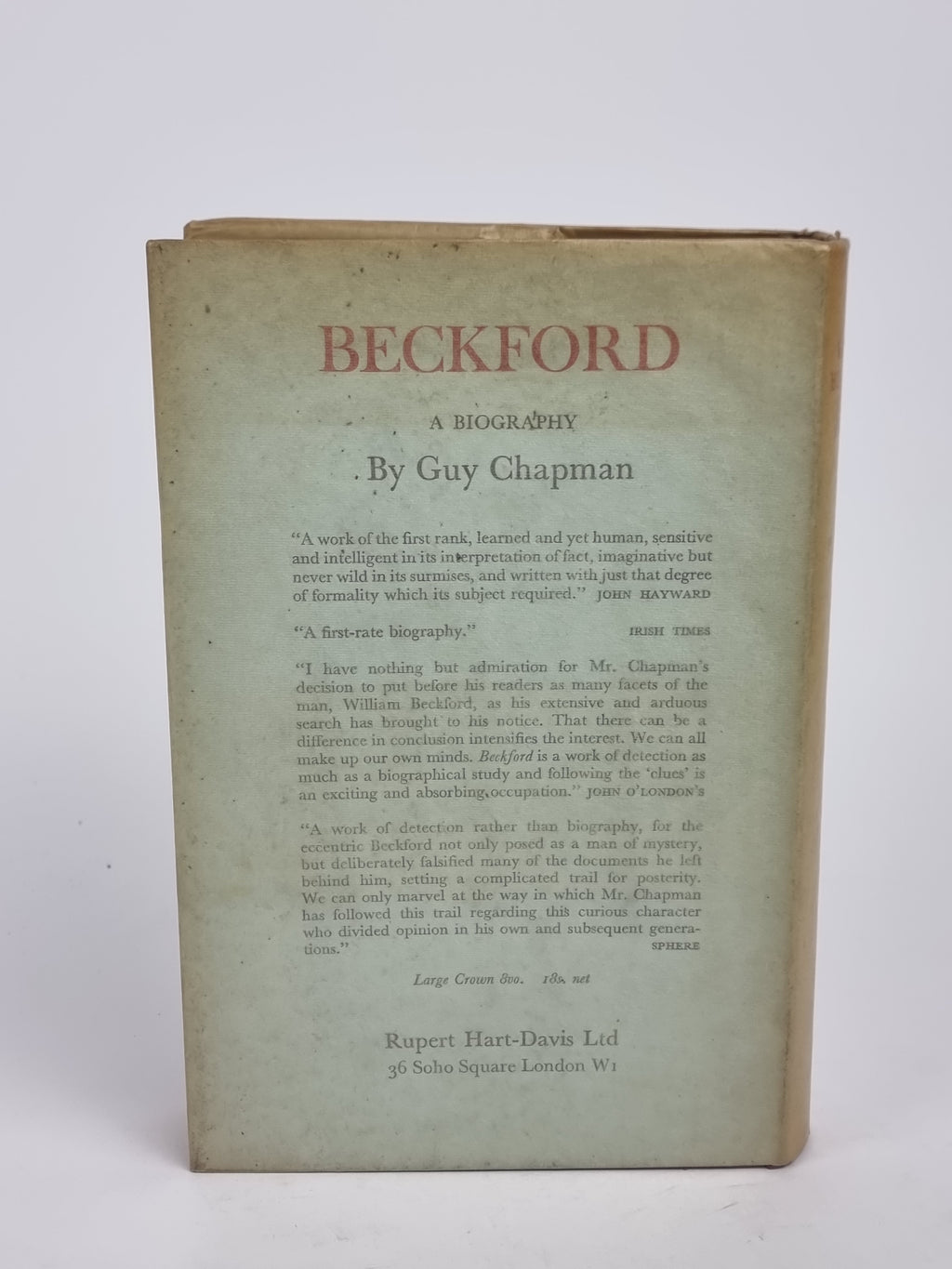 The Journal of William Beckford in Portugal and Spain 1787-1788, William Beckford