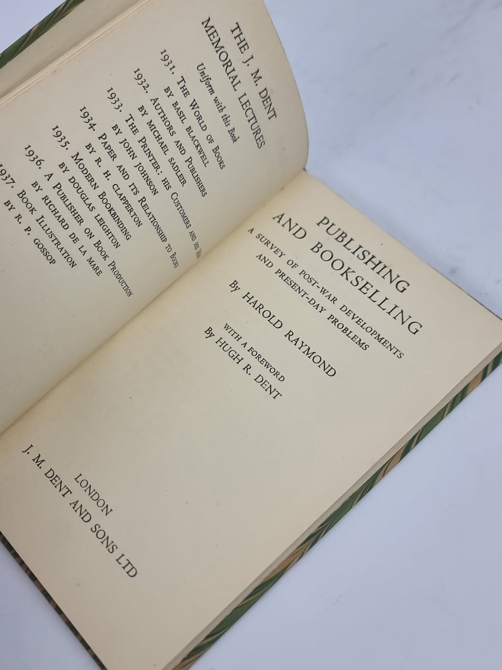 Publishing and Bookselling, Harold Raymond — 1st Edition
