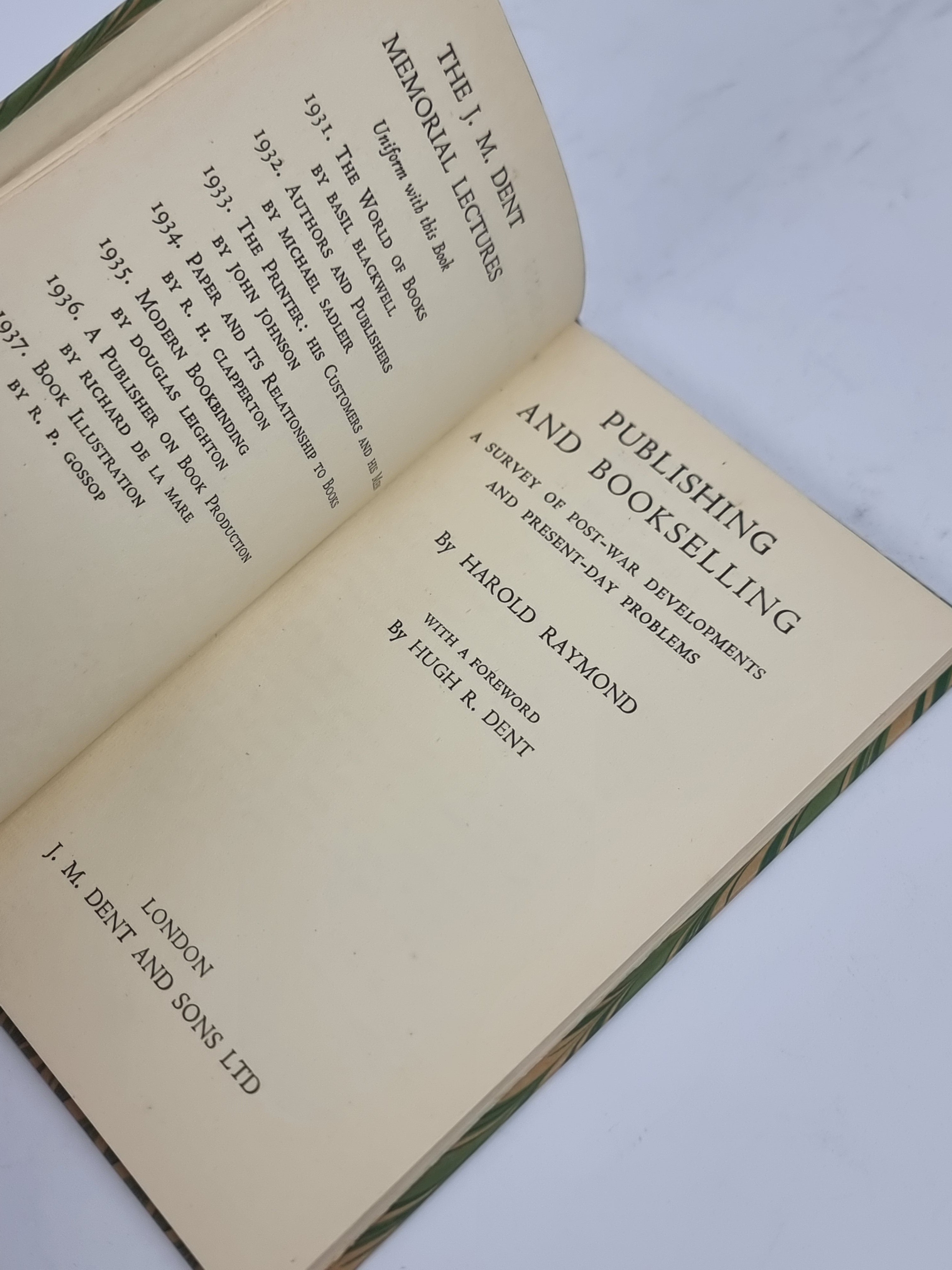 Publishing and Bookselling, Harold Raymond — 1st Edition