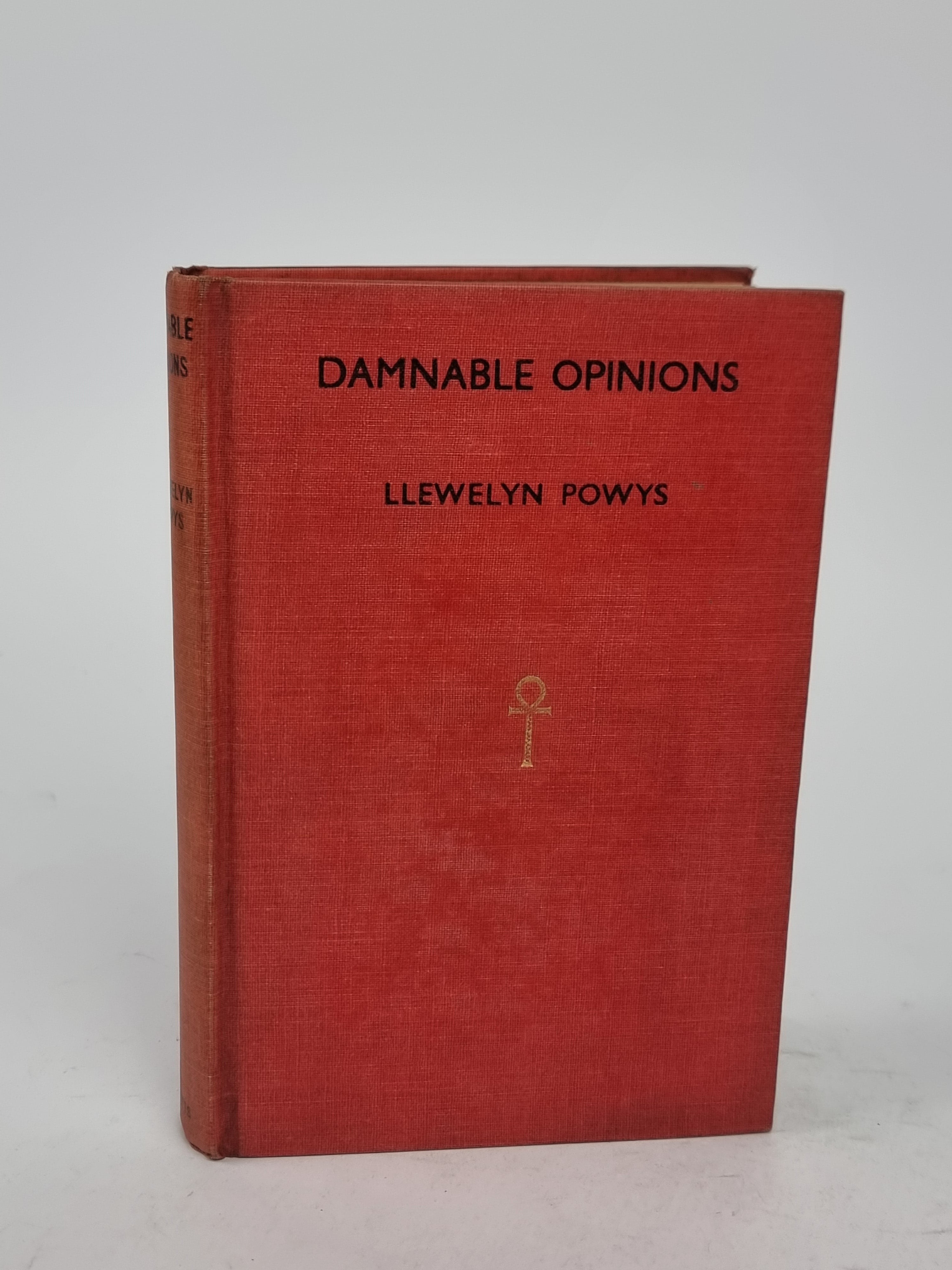 Damnable Opinions, Llewelyn Powys — 1st Edition