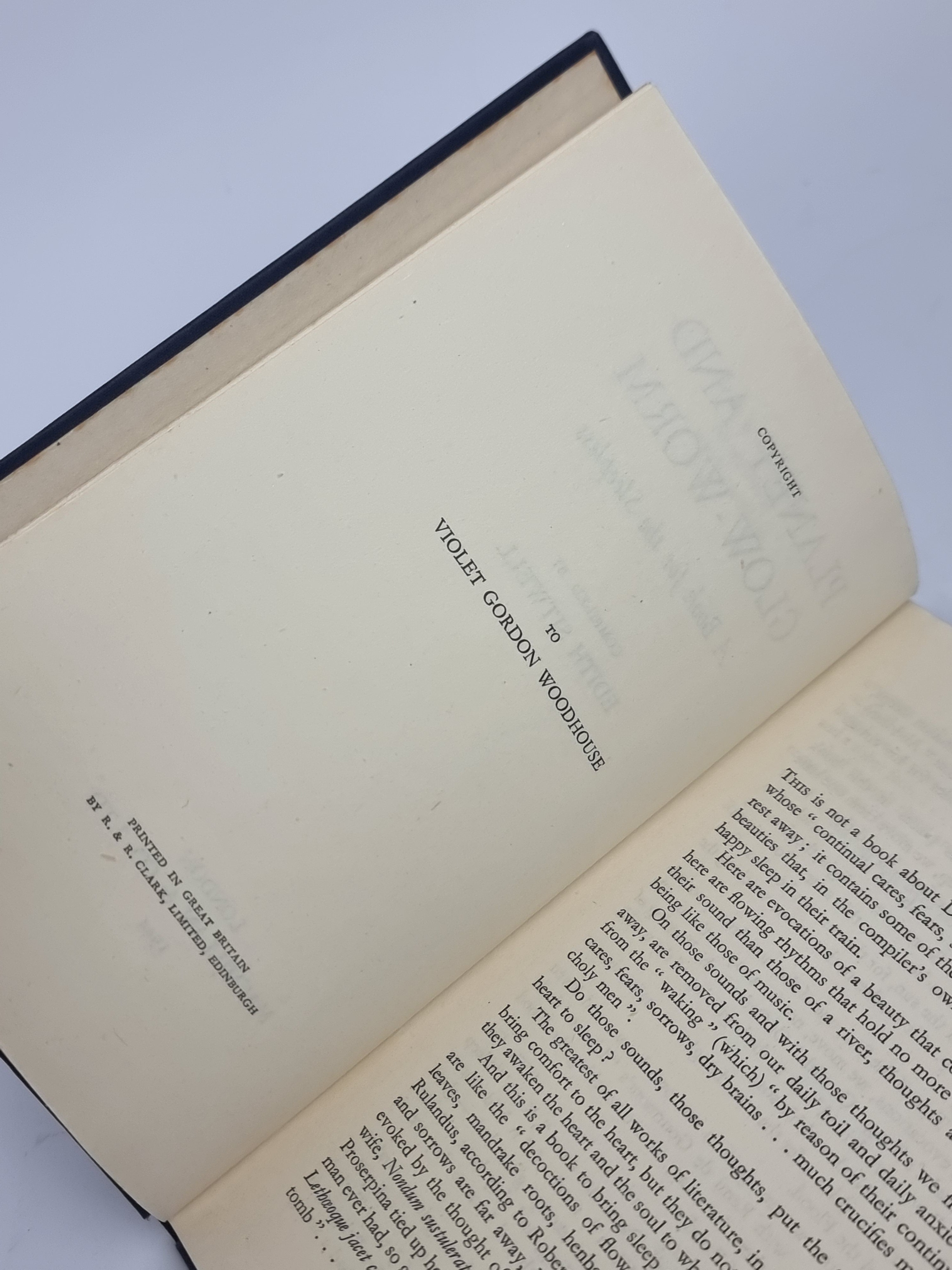 Planet and Glow-Worm: A Book for the Sleepless, Edith Sitwell (Compiler) — 1st Edition