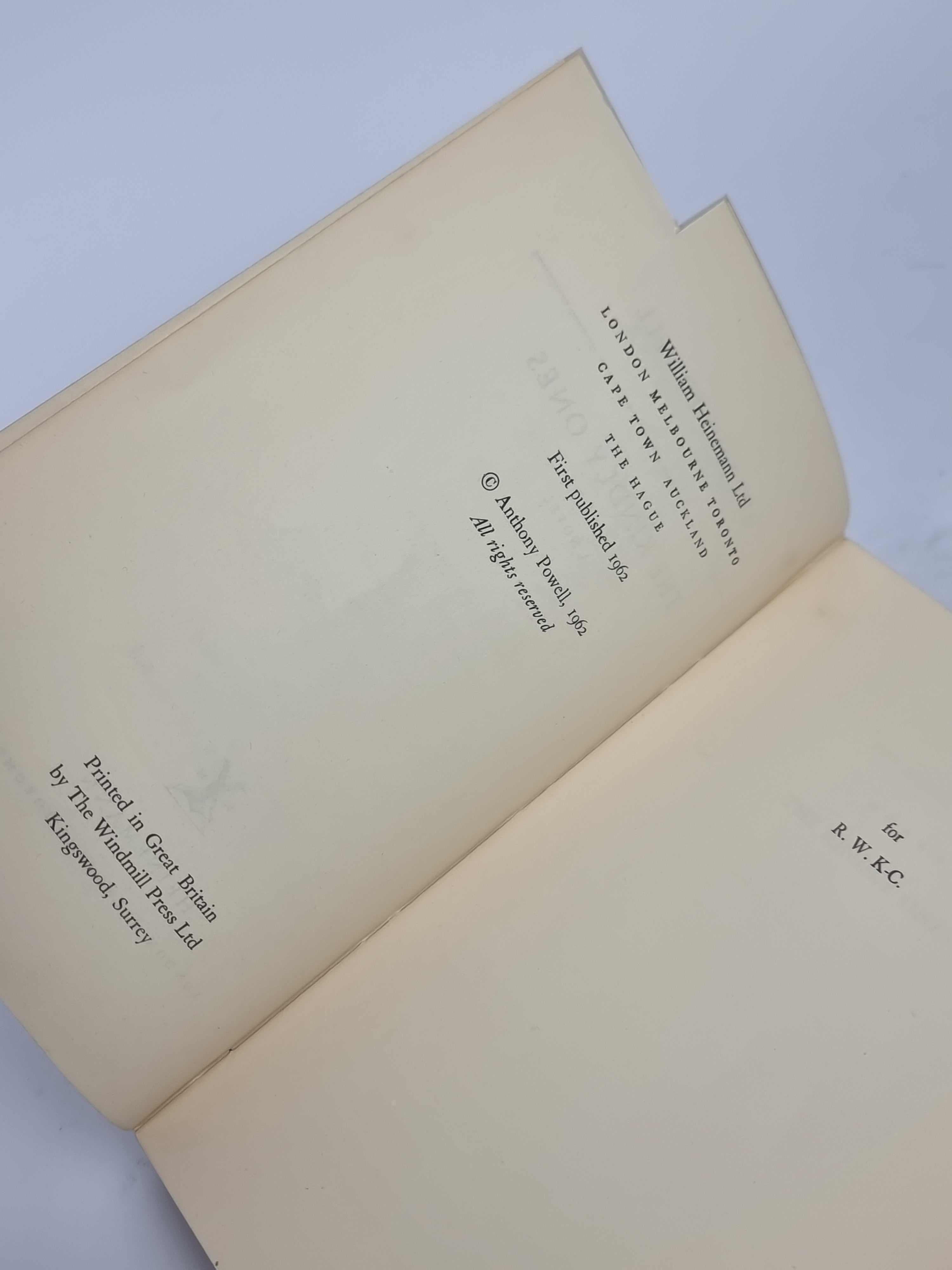The Kindly Ones, Anthony Powell — Uncorrected Proof Copy