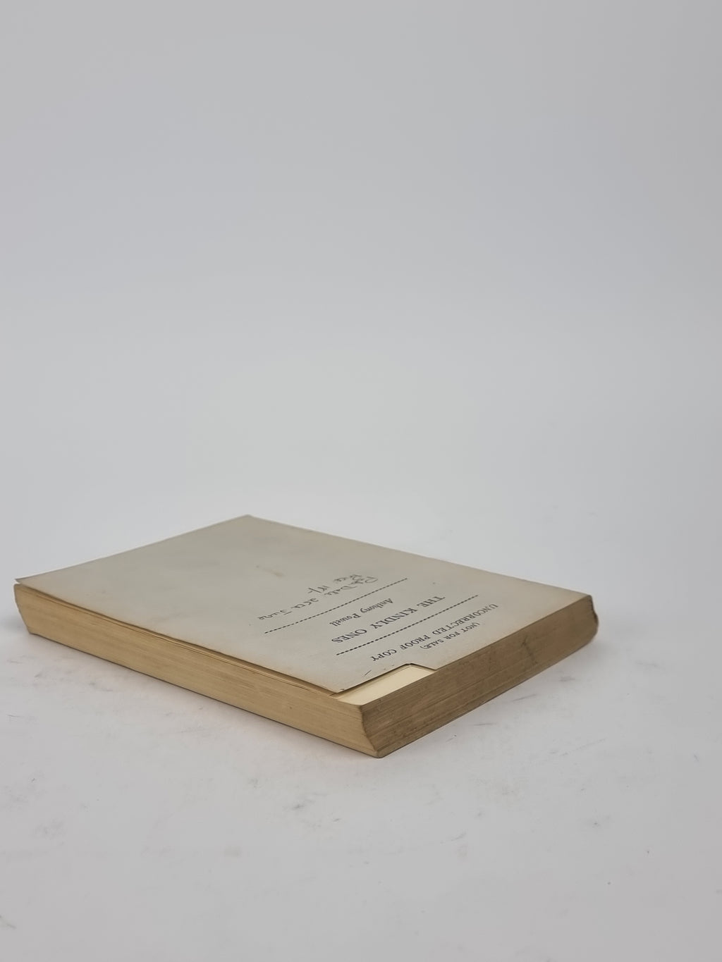 The Kindly Ones, Anthony Powell — Uncorrected Proof Copy