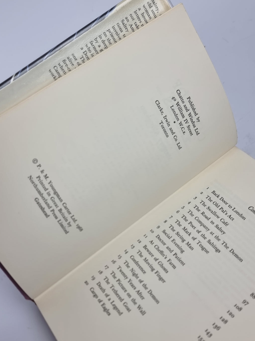 Cargo of Eagles, Margery Allingham — 1st Edition