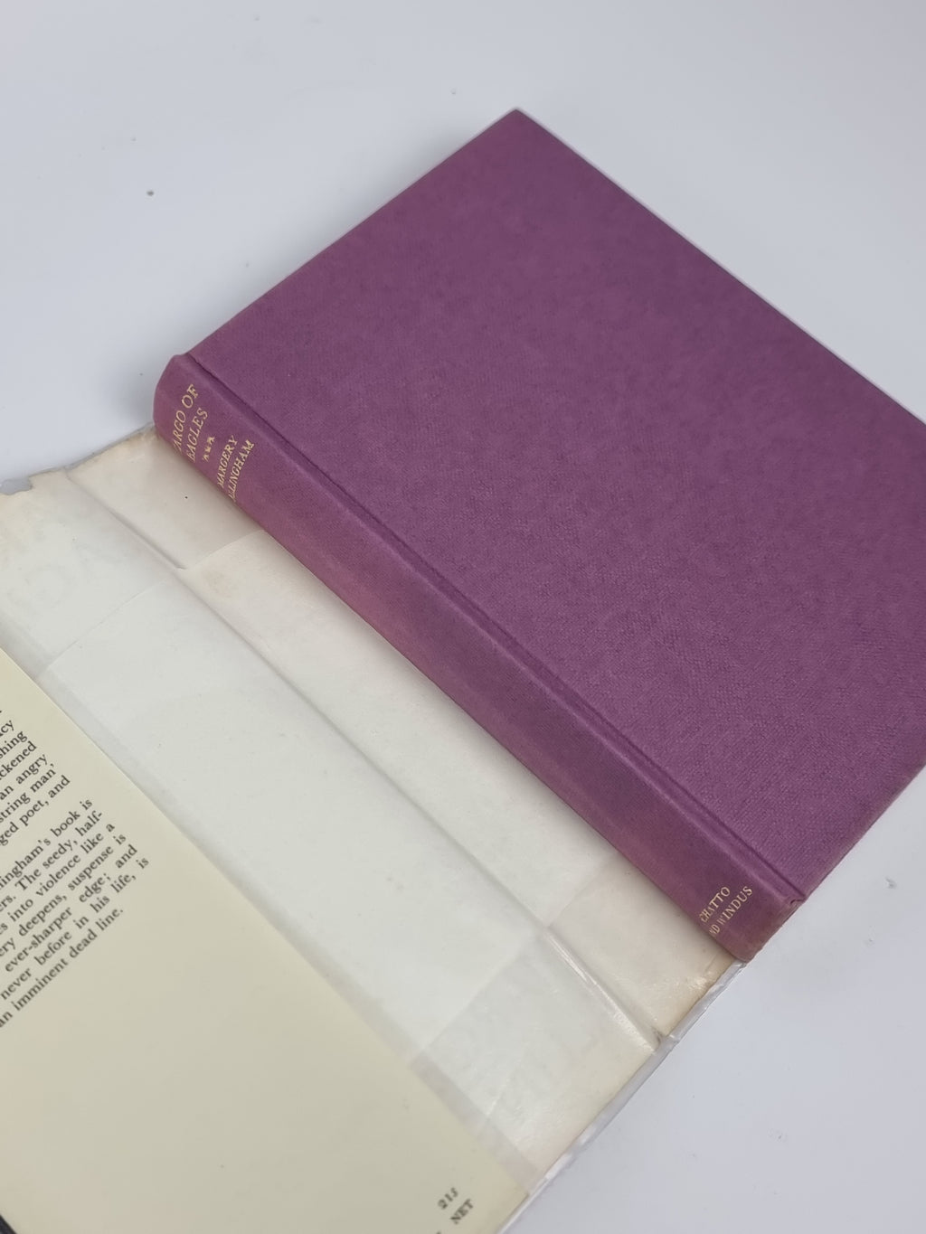Cargo of Eagles, Margery Allingham — 1st Edition