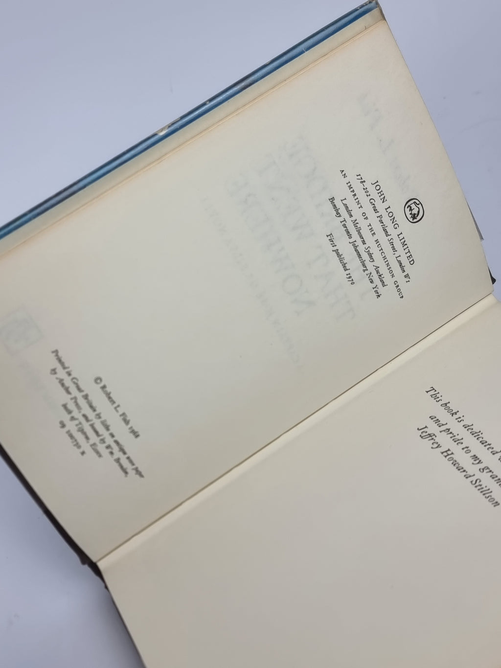 The Bridge That Went Nowhere, Robert L. Fish — 1st UK Edition