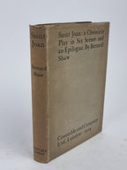 Saint Joan: a Chronicle Play in Six Scenes and an Epilogue, Bernard Shaw — 1st Edition