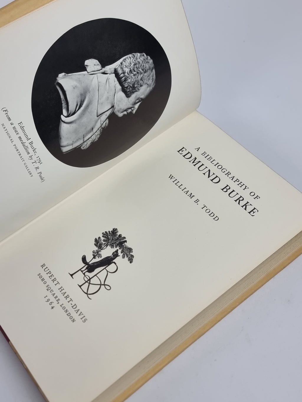 A Bibliography of Edmund Burke, William B. Todd — First Edition