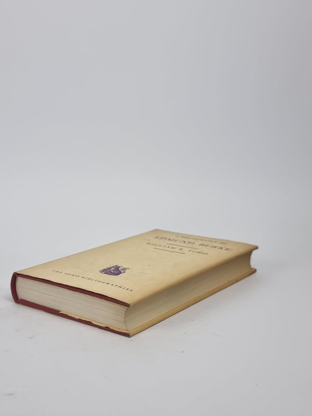 A Bibliography of Edmund Burke, William B. Todd — First Edition