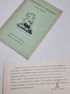 Thornton W. Burgess: A Magazine Bibliography, Michael W. Dowhan, Jr — 1st Ed