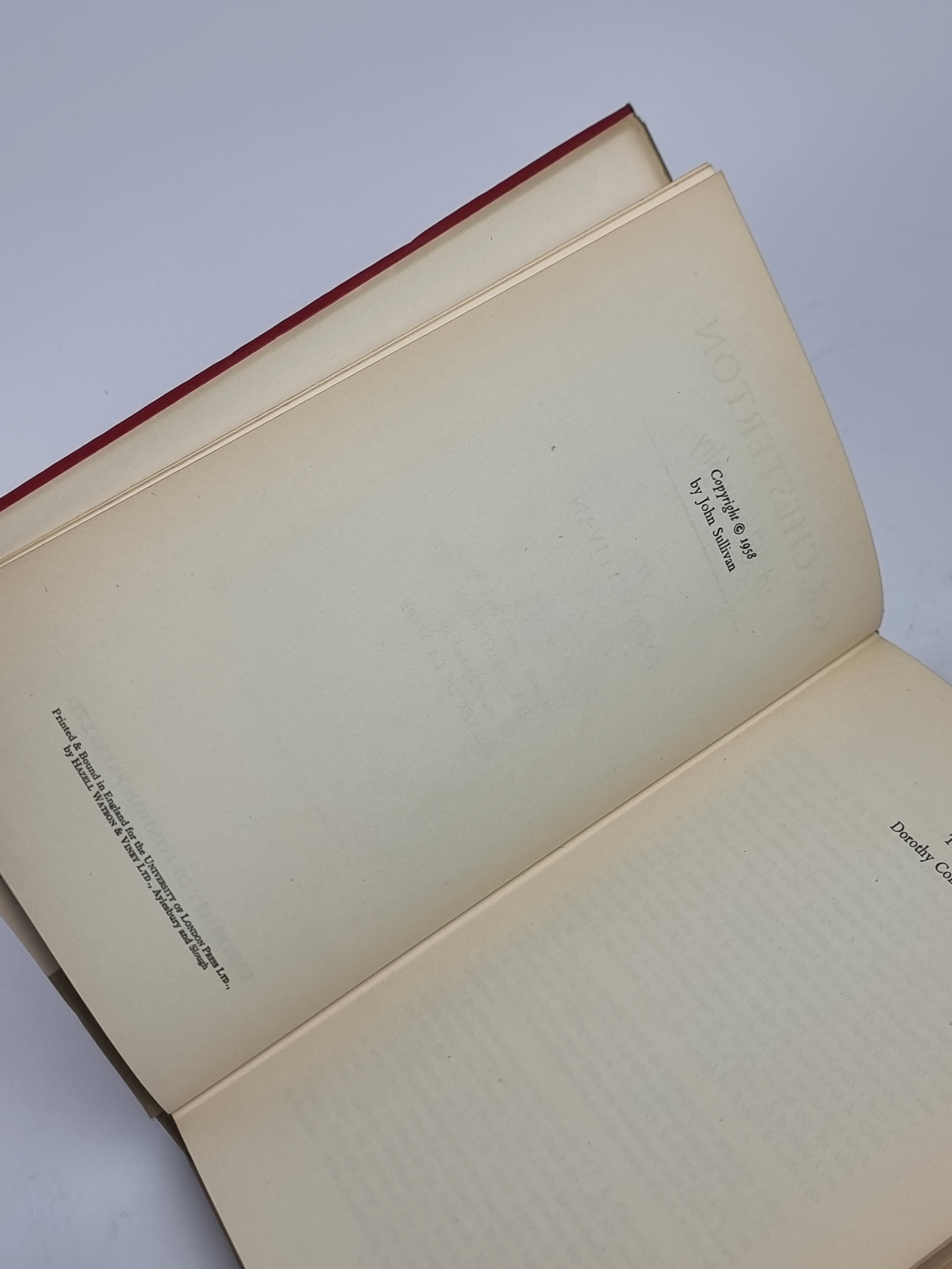 G. K. Chesterton: A Bibliography, John Sullivan — 1st Edition