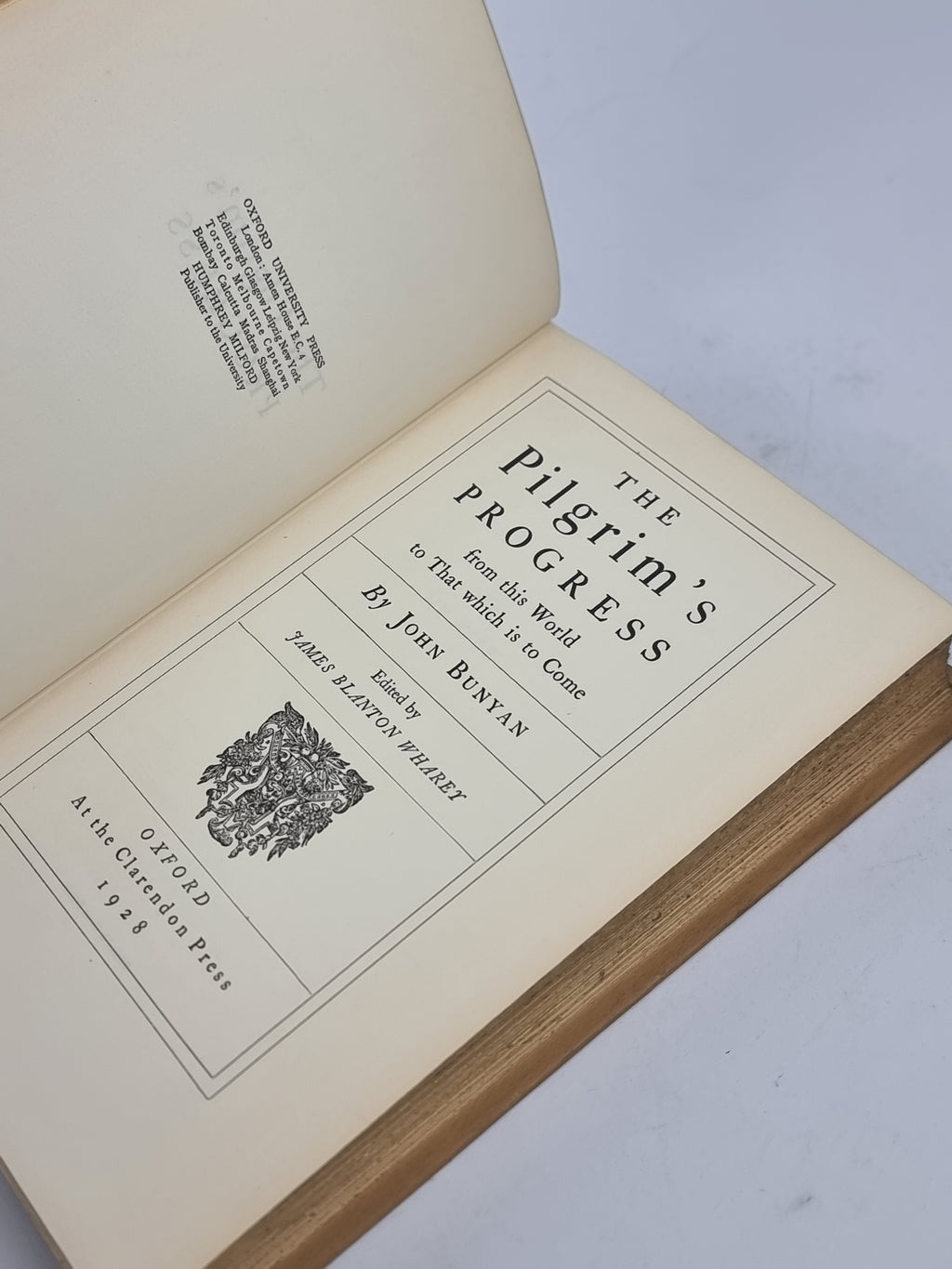 The Pilgrim's Progress, John Bunyan — Wharey Edition