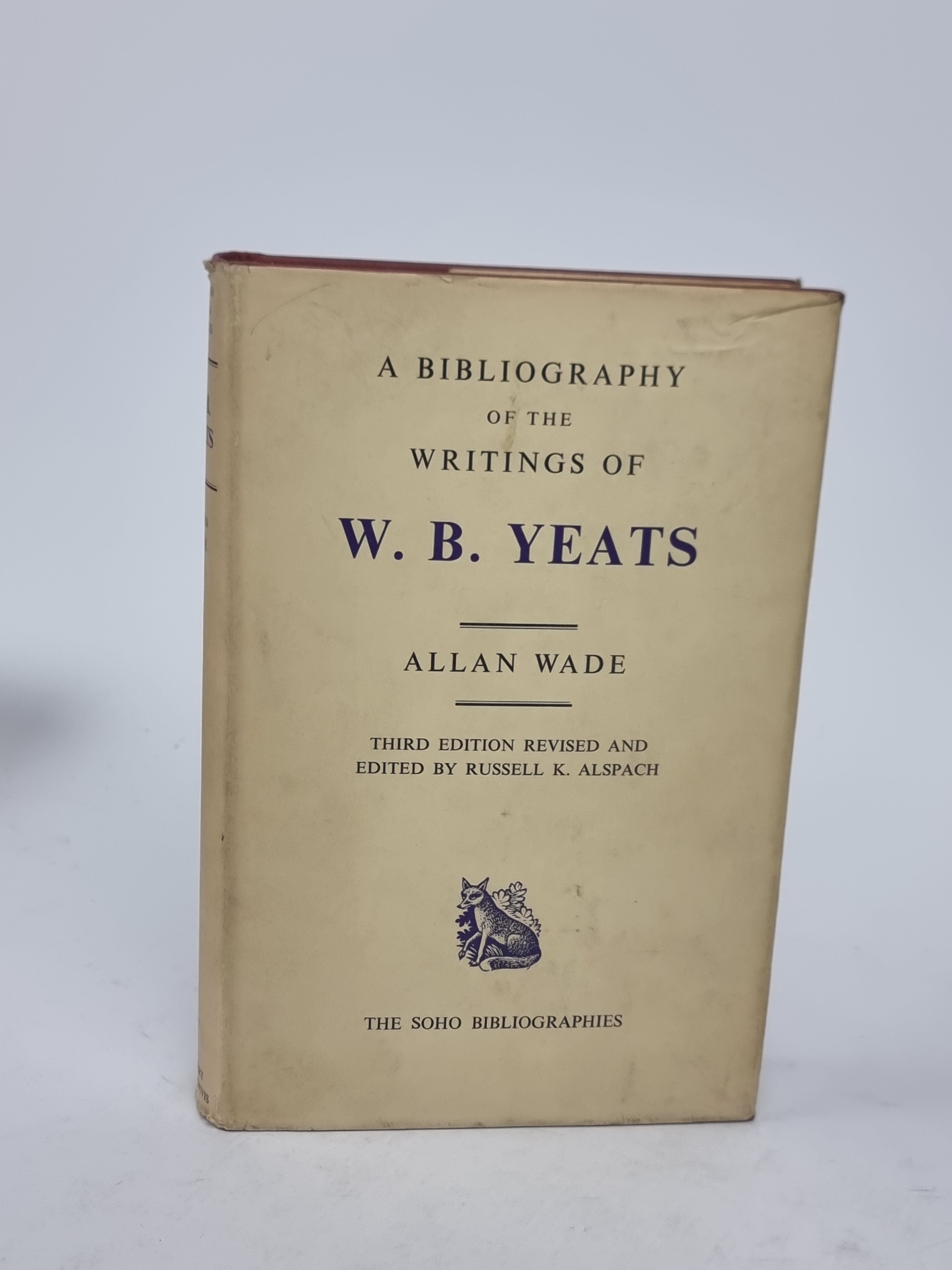 A Bibliography of the Writings of W. B. Yeats, Allan Wade — 3rd Edition