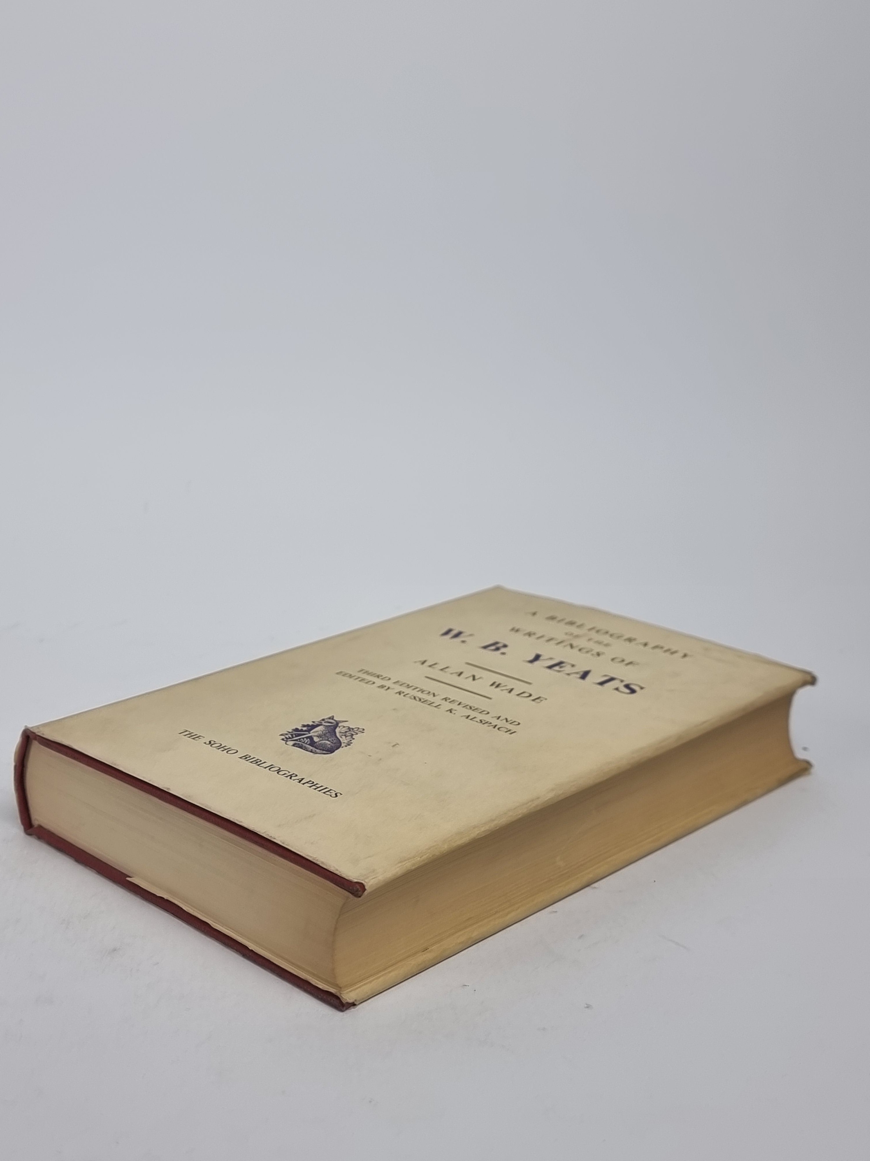 A Bibliography of the Writings of W. B. Yeats, Allan Wade — 3rd Edition