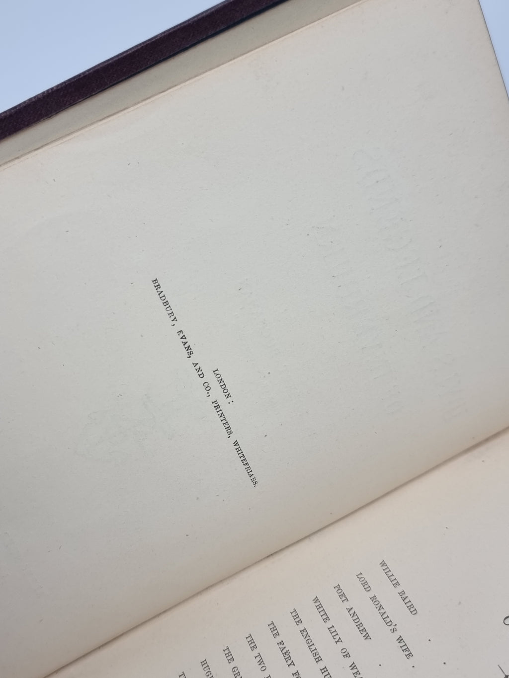 Idyls and Legends of Inverburn, Robert Buchanan — 2nd Thousand