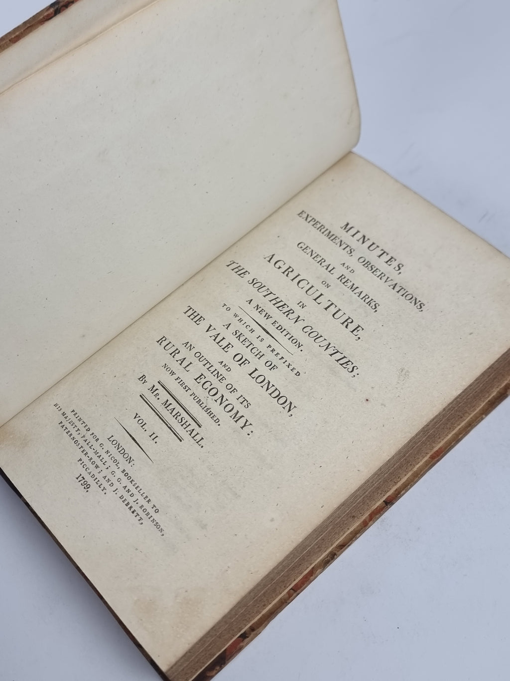 Minutes, Experiments, Observations, and General Remarks, on Agriculture, in the Southern Counties