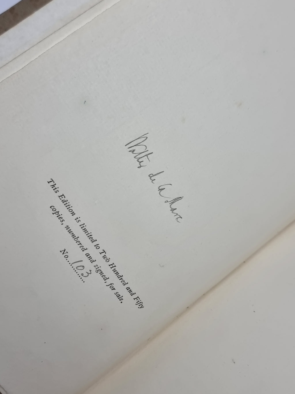 The Return, Walter de la Mare — Revised Limited Edition
