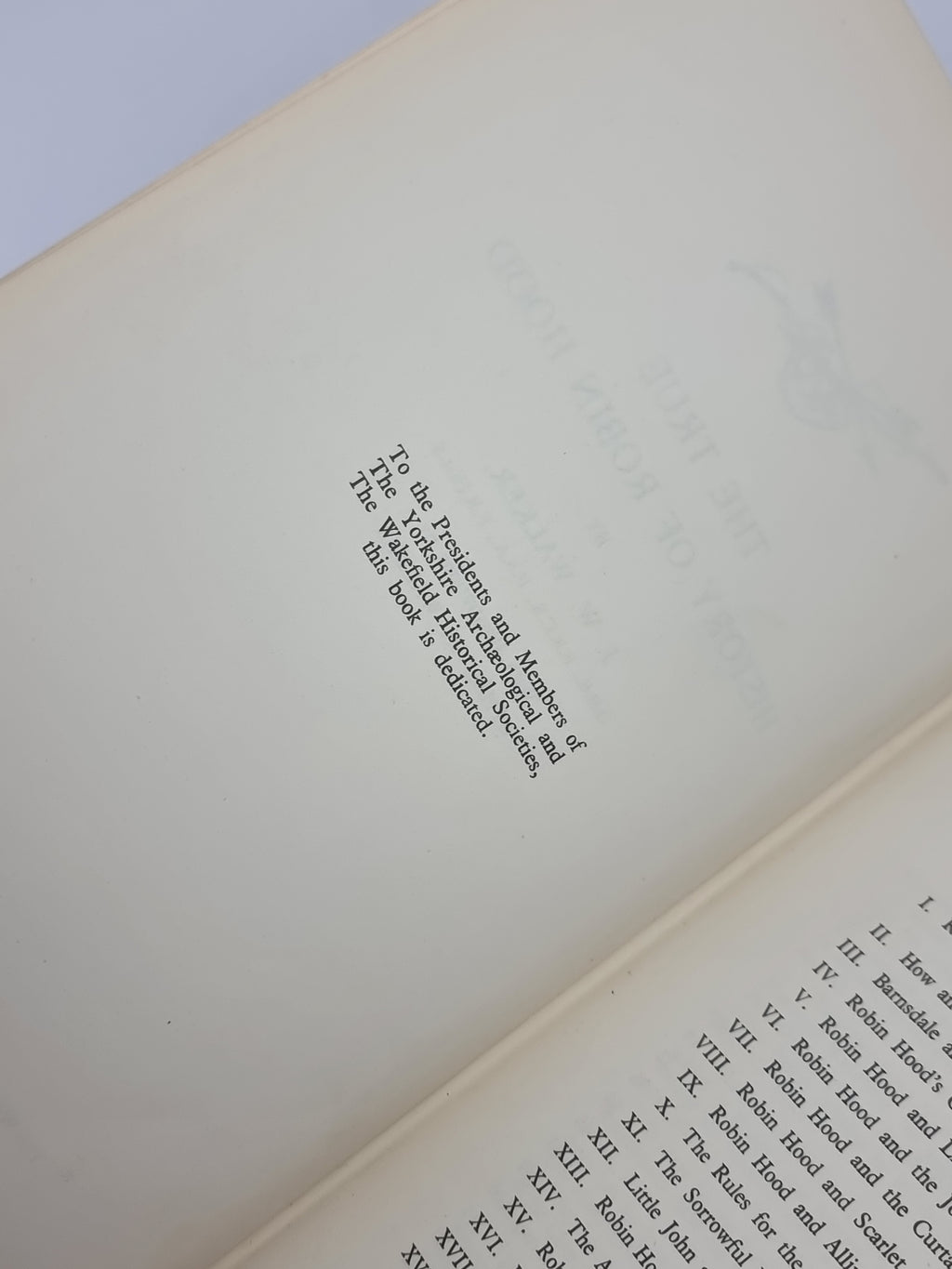 The True History of Robin Hood, J. W. Walker — 1st Edition