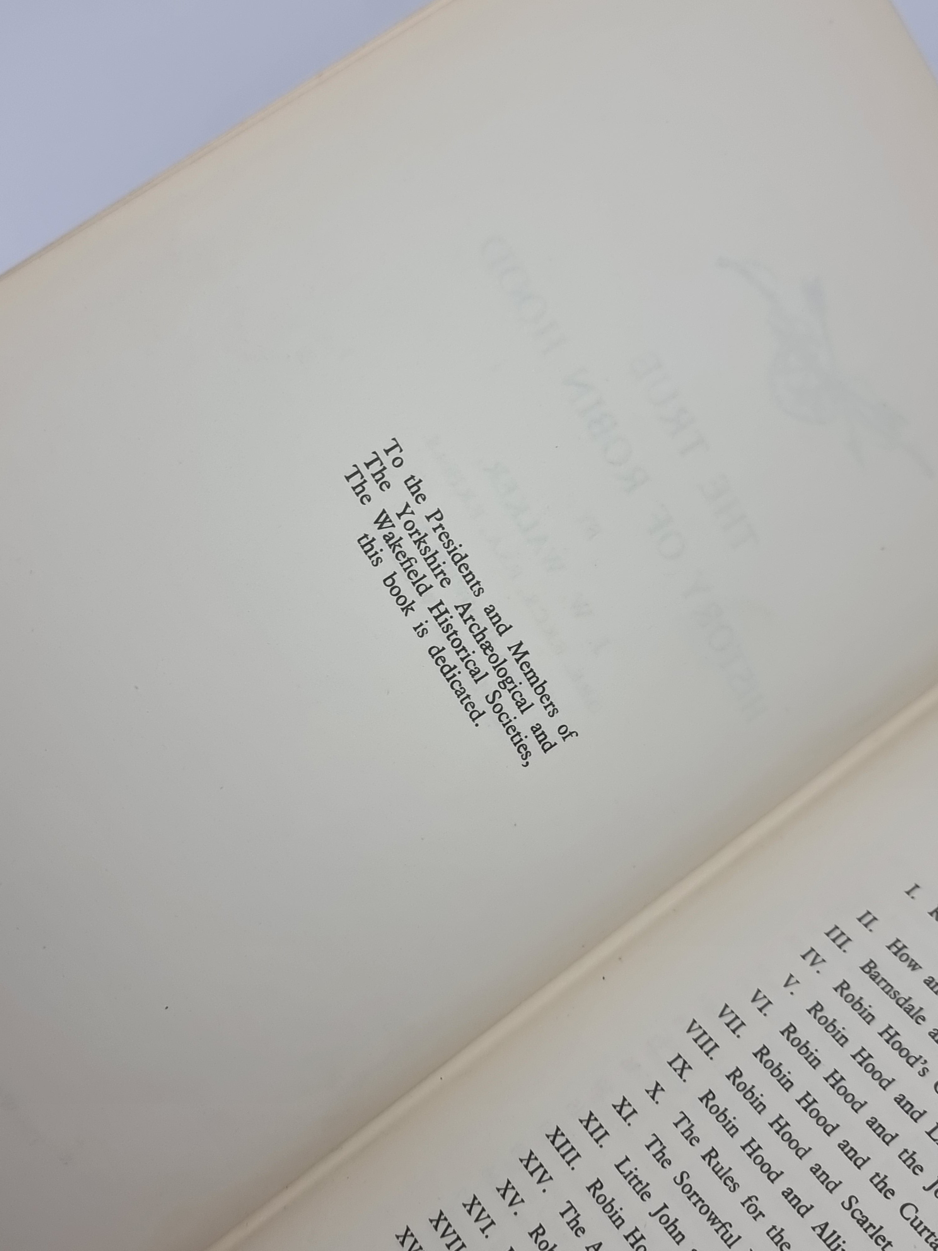 The True History of Robin Hood, J. W. Walker — 1st Edition