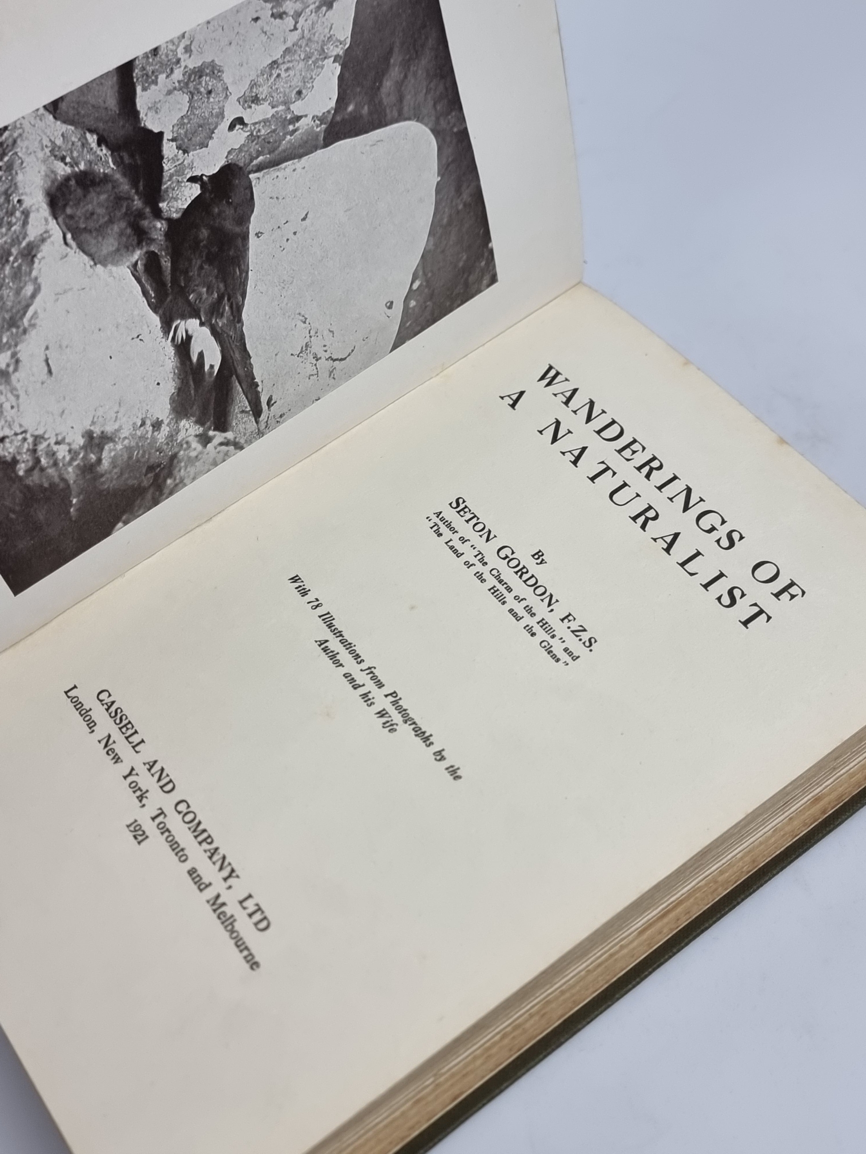Wanderings of a Naturalist, Seton Gordon — 1st Edition