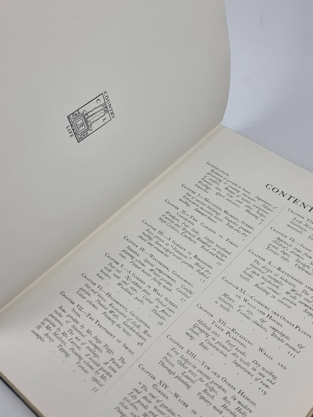 Gardens for Small Country Houses, Gertrude Jekyll & Lawrence Weaver — 1st Ed