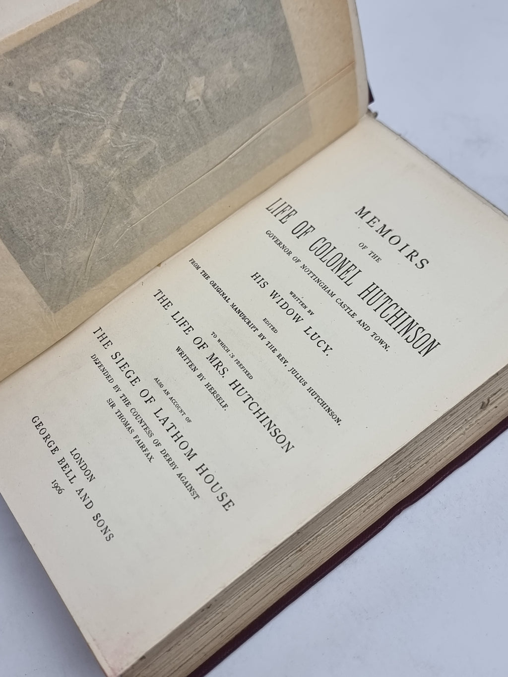 Memoirs of the Life of Colonel Hutchinson, Lucy Hutchinson