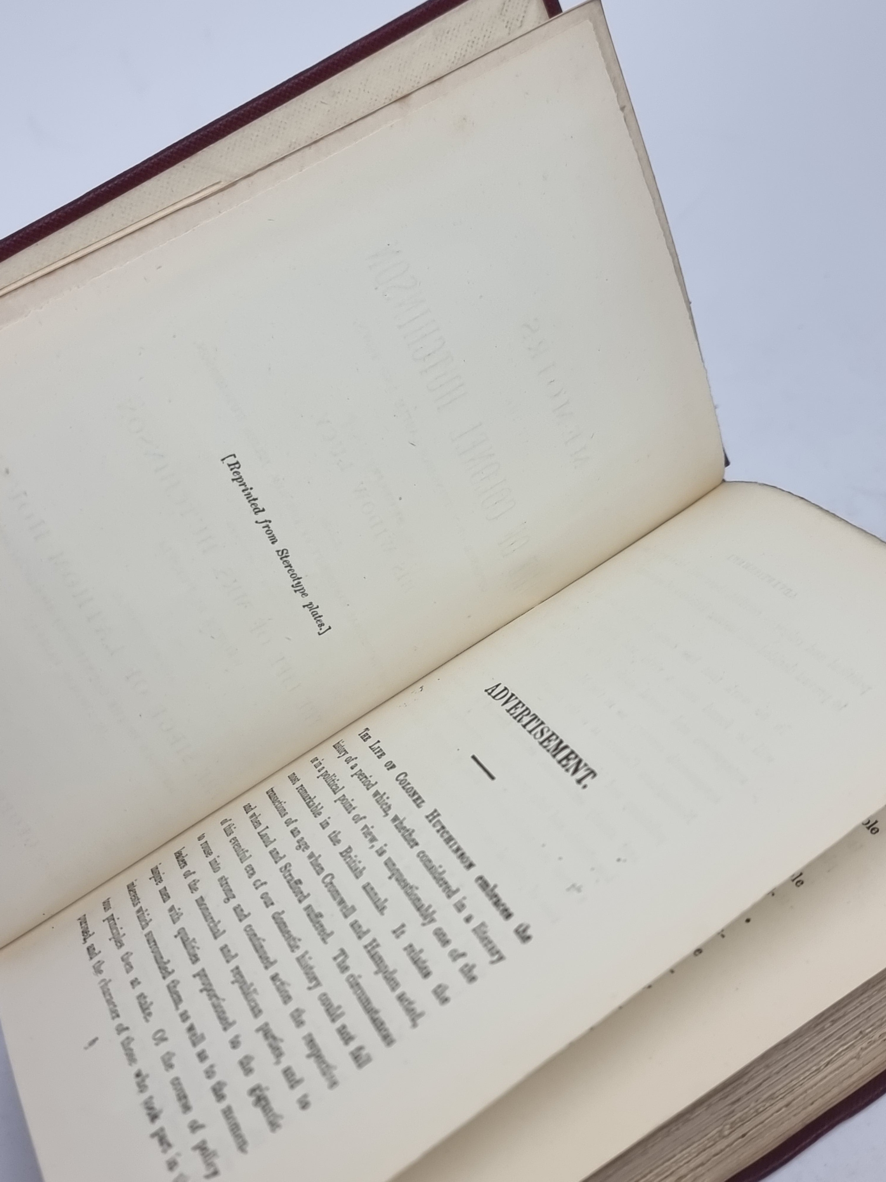 Memoirs of the Life of Colonel Hutchinson, Lucy Hutchinson