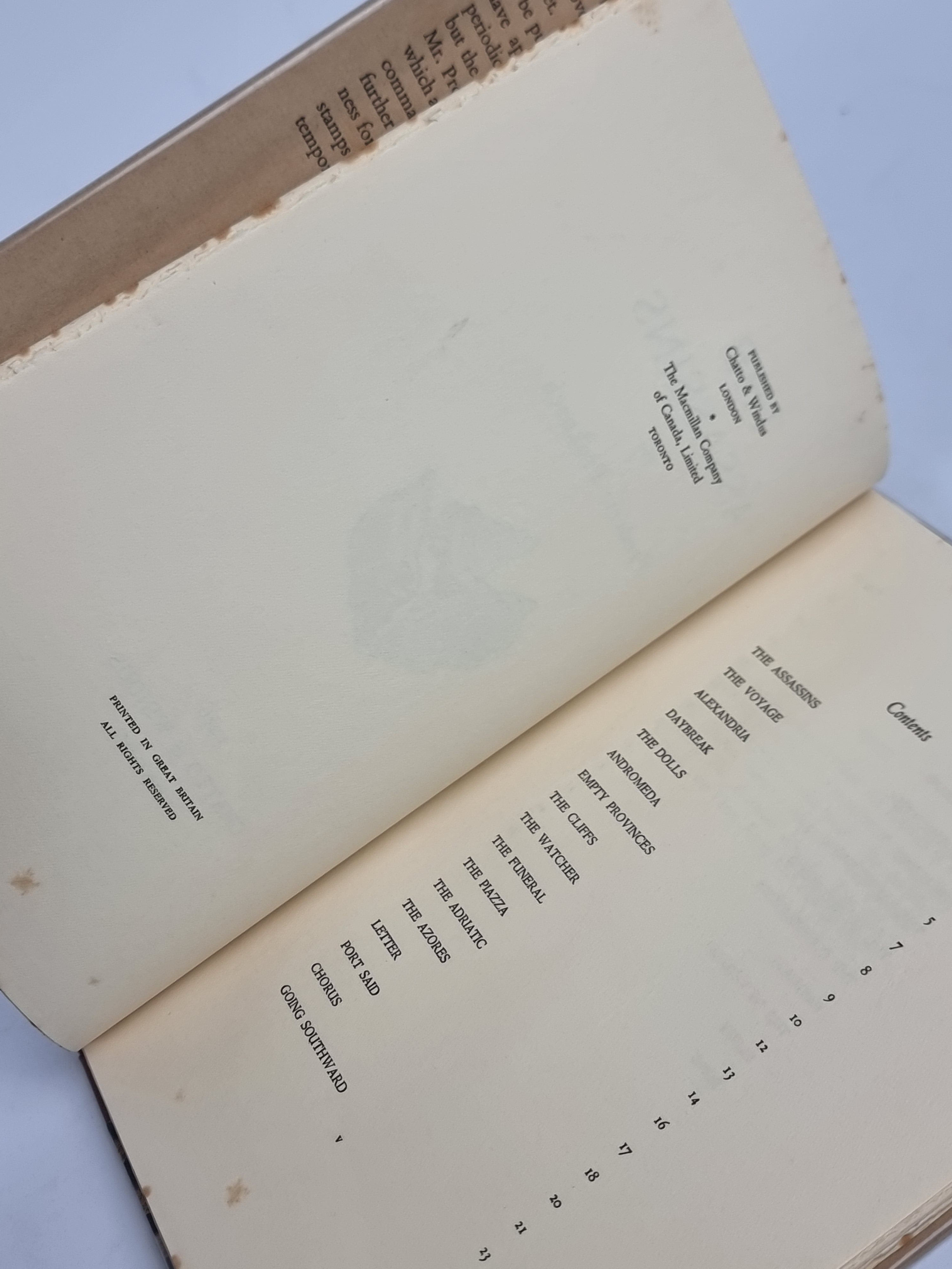 The Assassins, Frederic Prokosch — 1st Edition