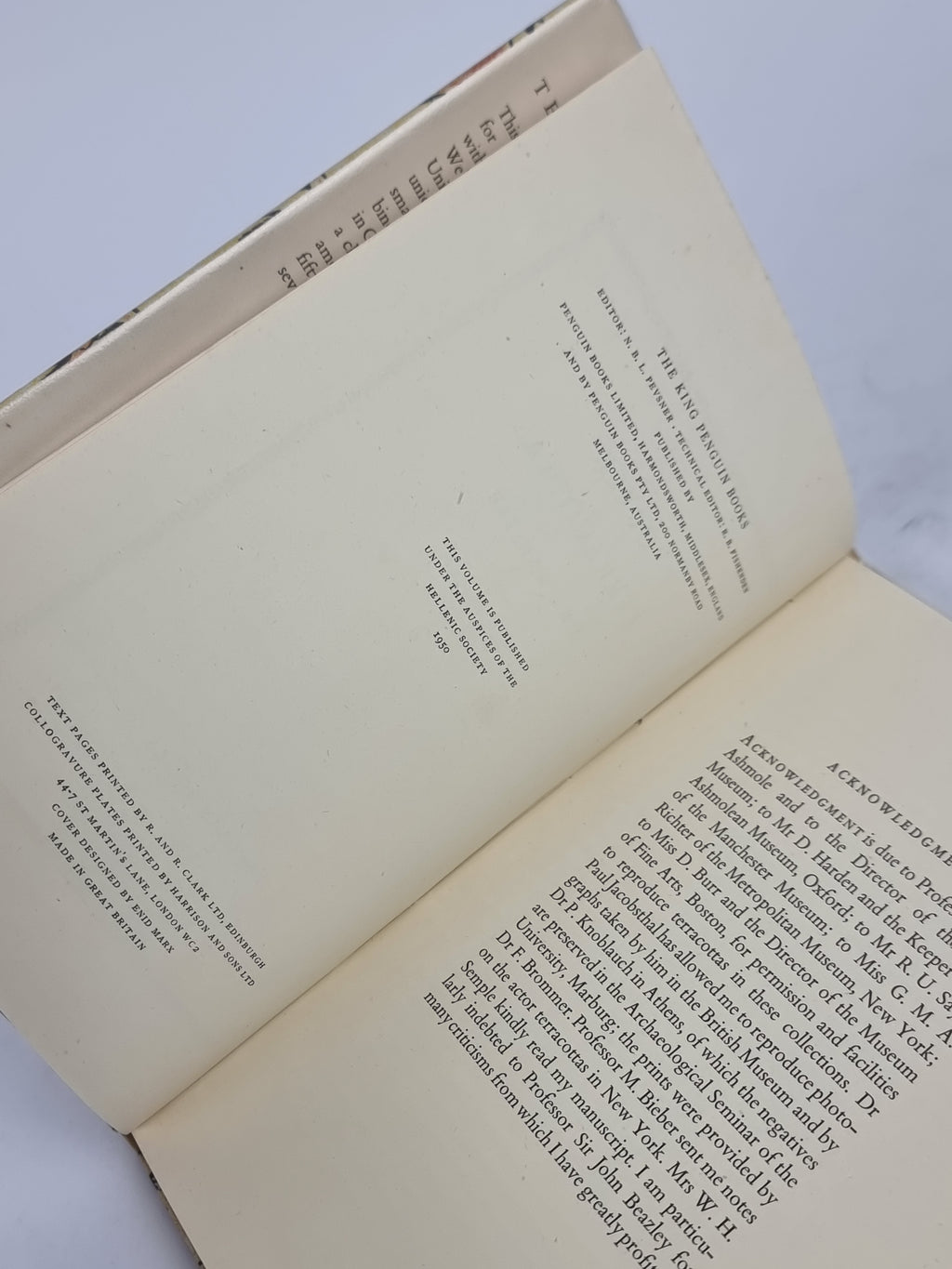 Greek Terracottas, T. B. L. Webster — 1st Edition