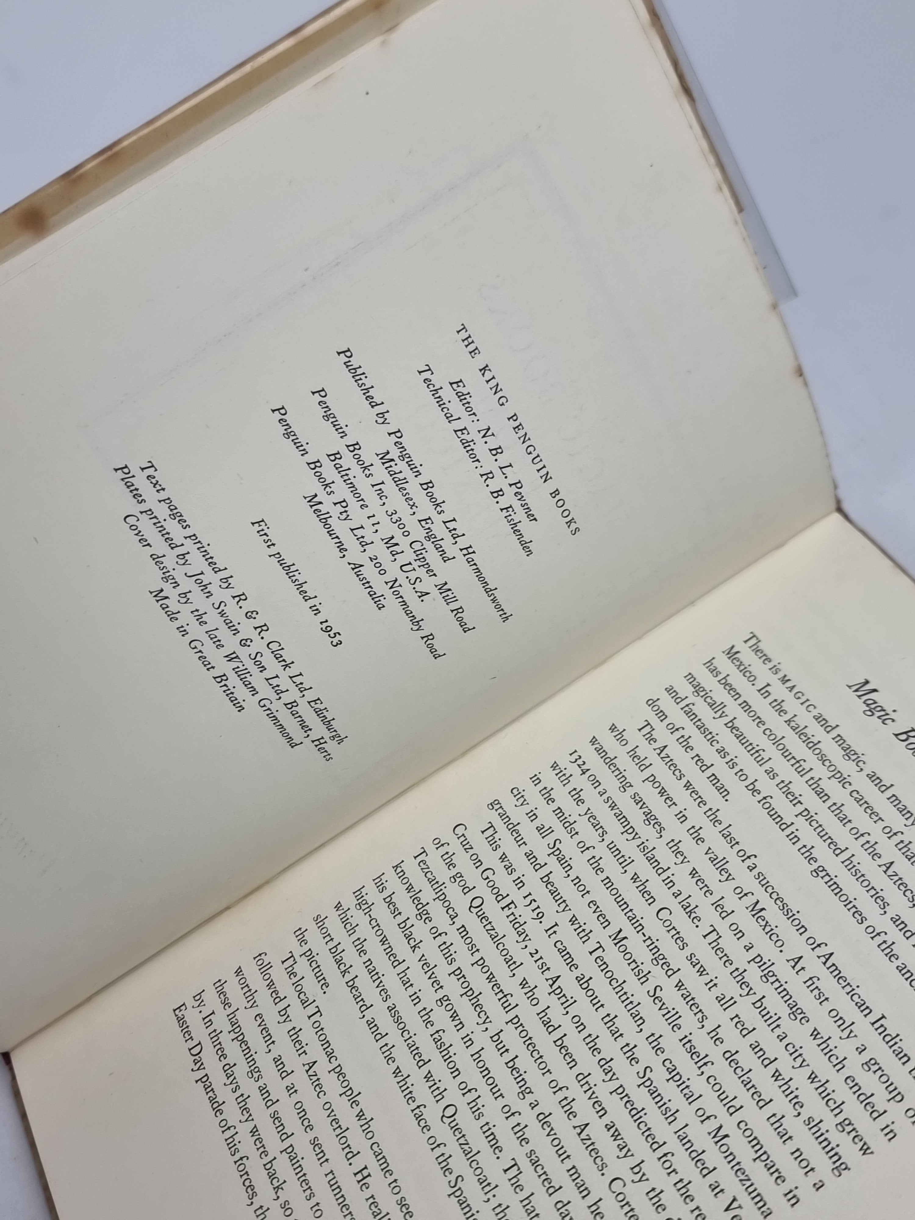 Magic Books From Mexico, C. A. Burland — 1st Edition