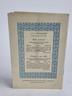 The Literature of Politics, T. S. Eliot — 1st Edition