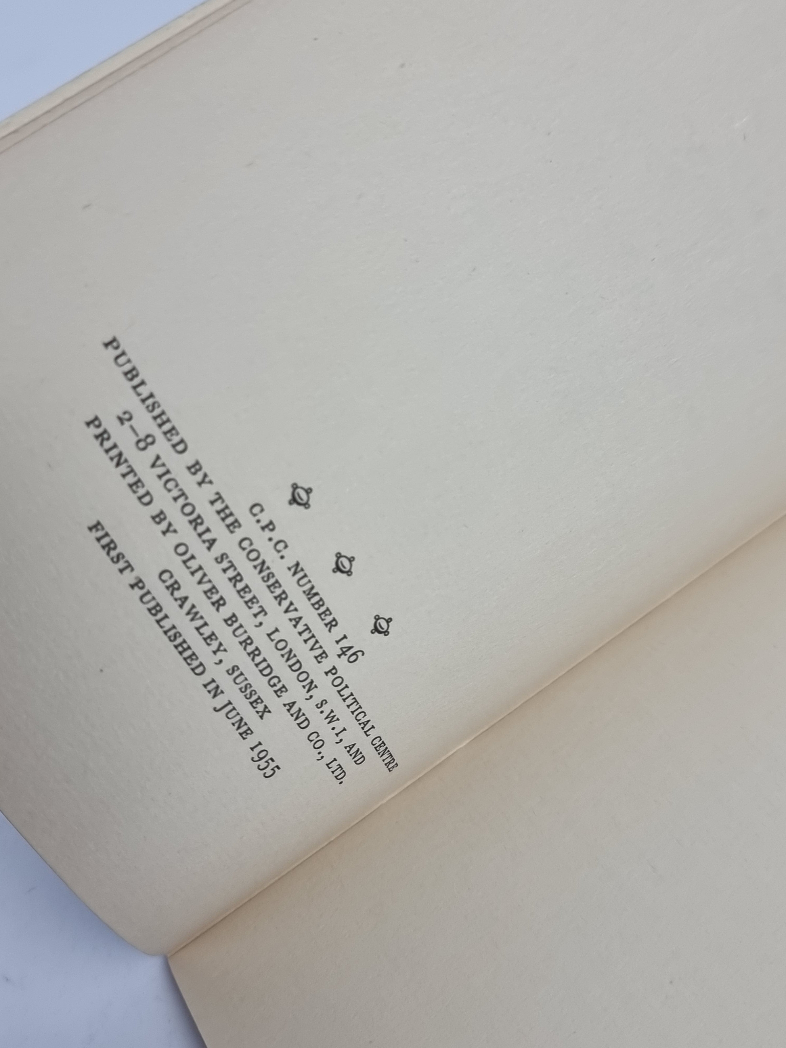 The Literature of Politics, T. S. Eliot — 1st Edition