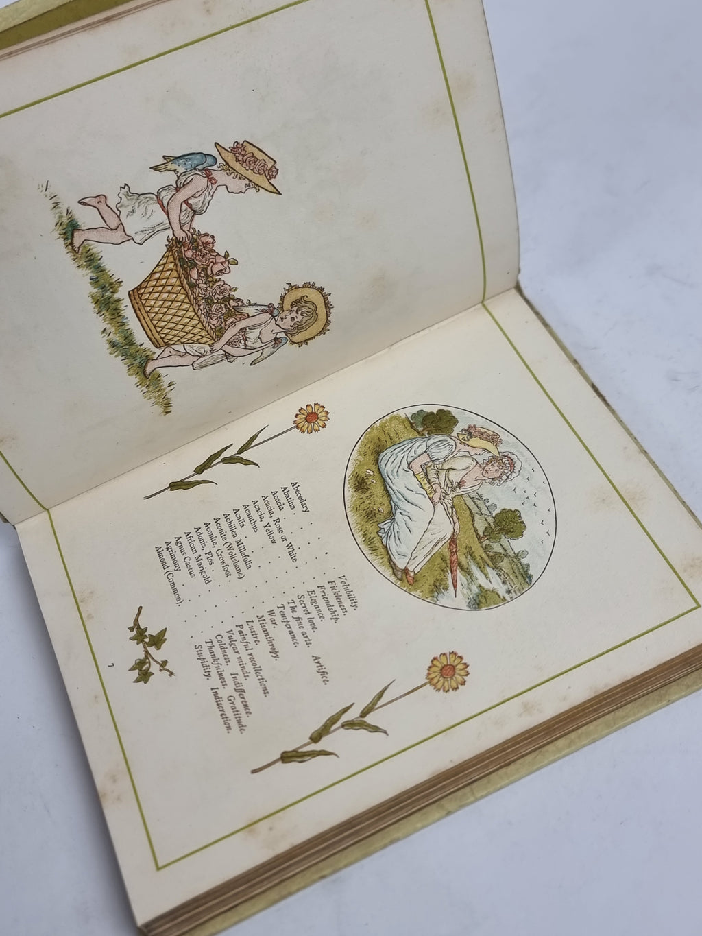 Language of Flowers, Kate Greenaway — 1st Edition (Baker G66a)