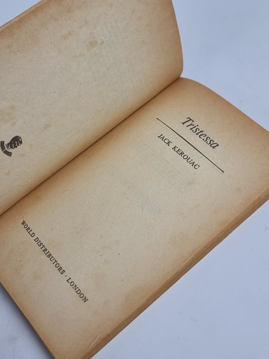Tristessa, Jack Kerouac — 1st UK Paperback Edition