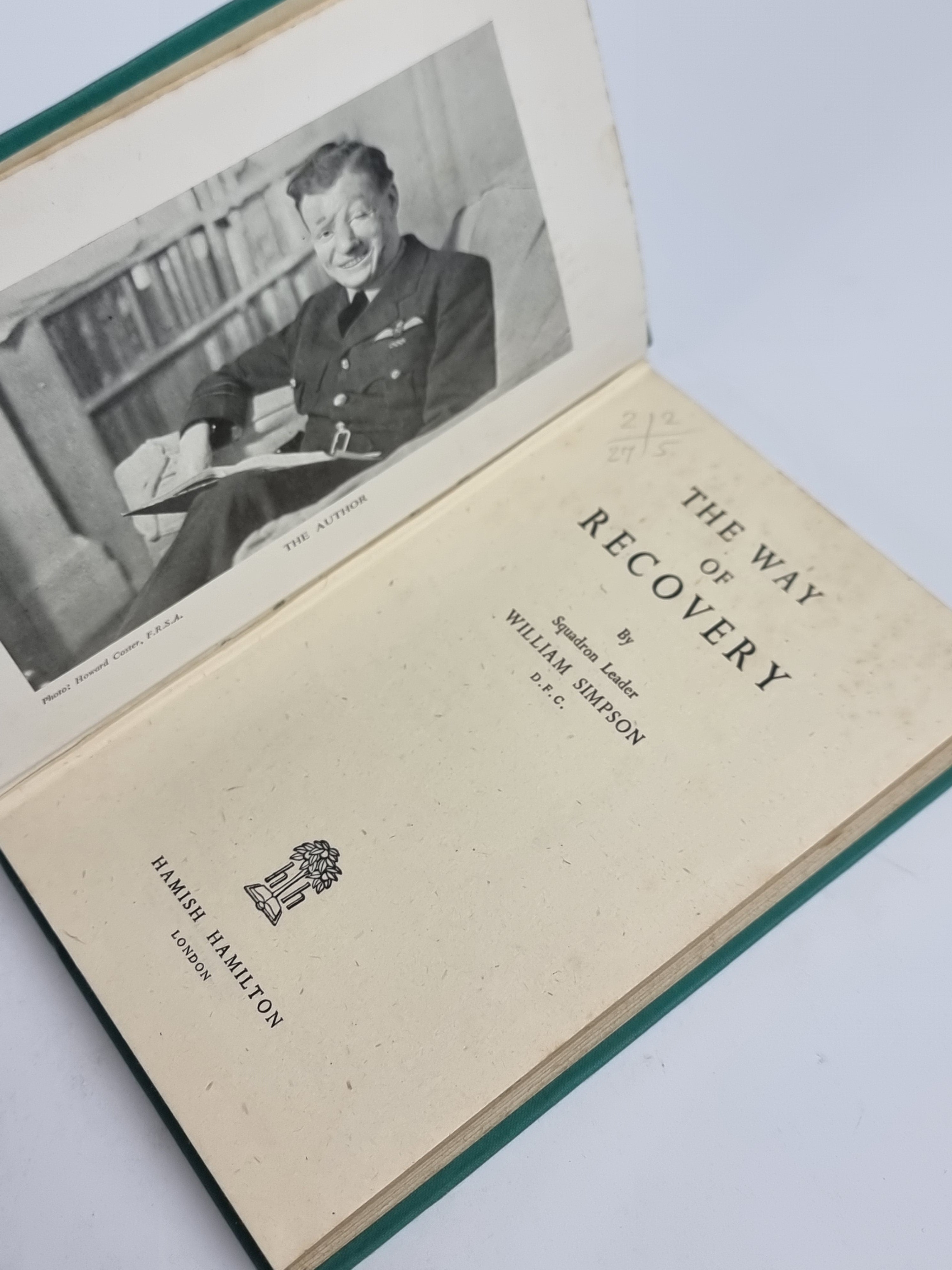 The Way of Recovery, Squadron Leader William Simpson — 1945 Reprint