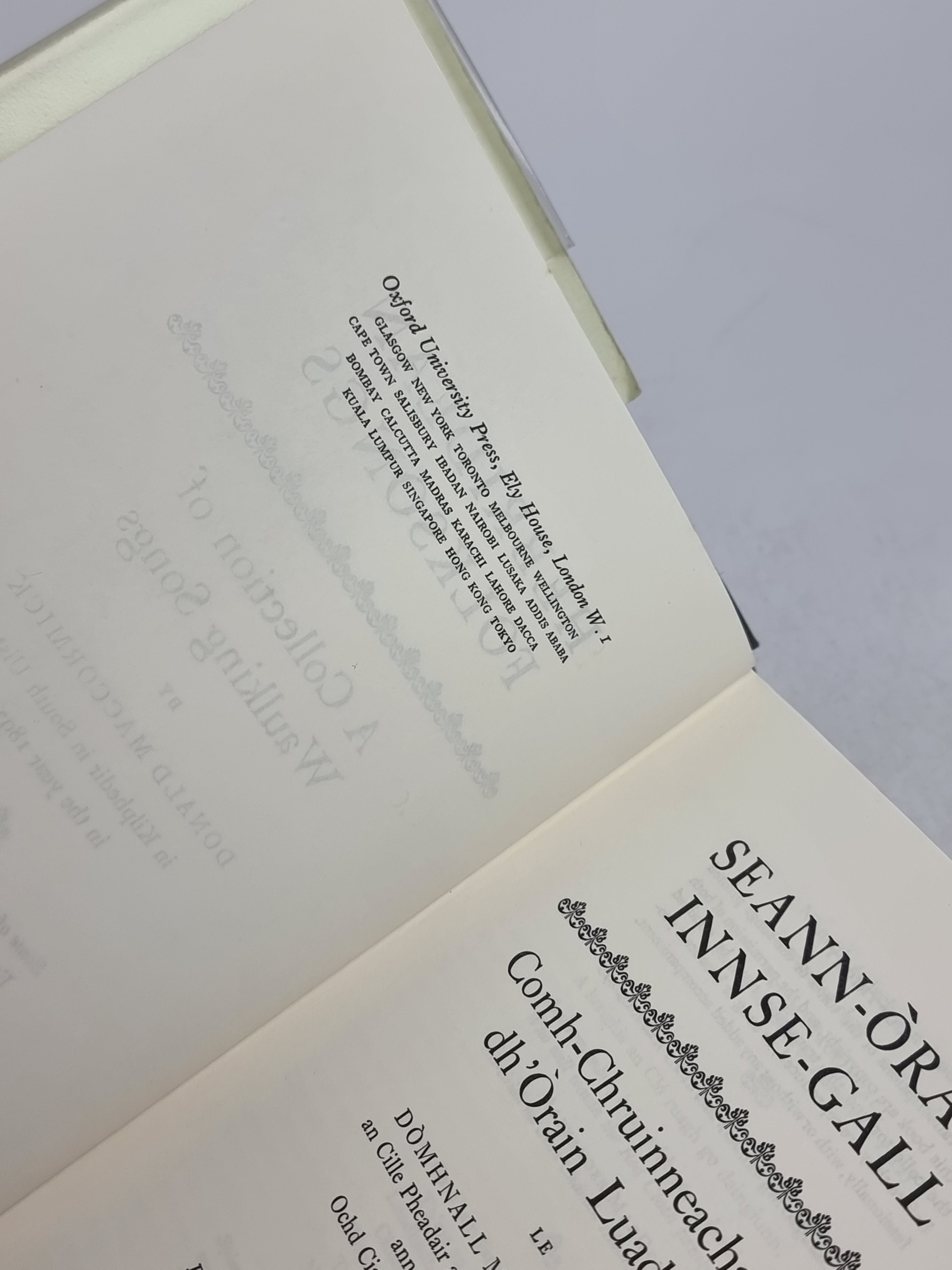 Hebridean Folksongs: A Collection of Waulking Songs, Donald MacCormick