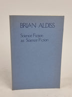 Science Fiction as Science Fiction, Brian Aldiss — 1st Edition