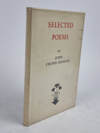 Selected Poems, John Crowe Ransom — 1st English Edition