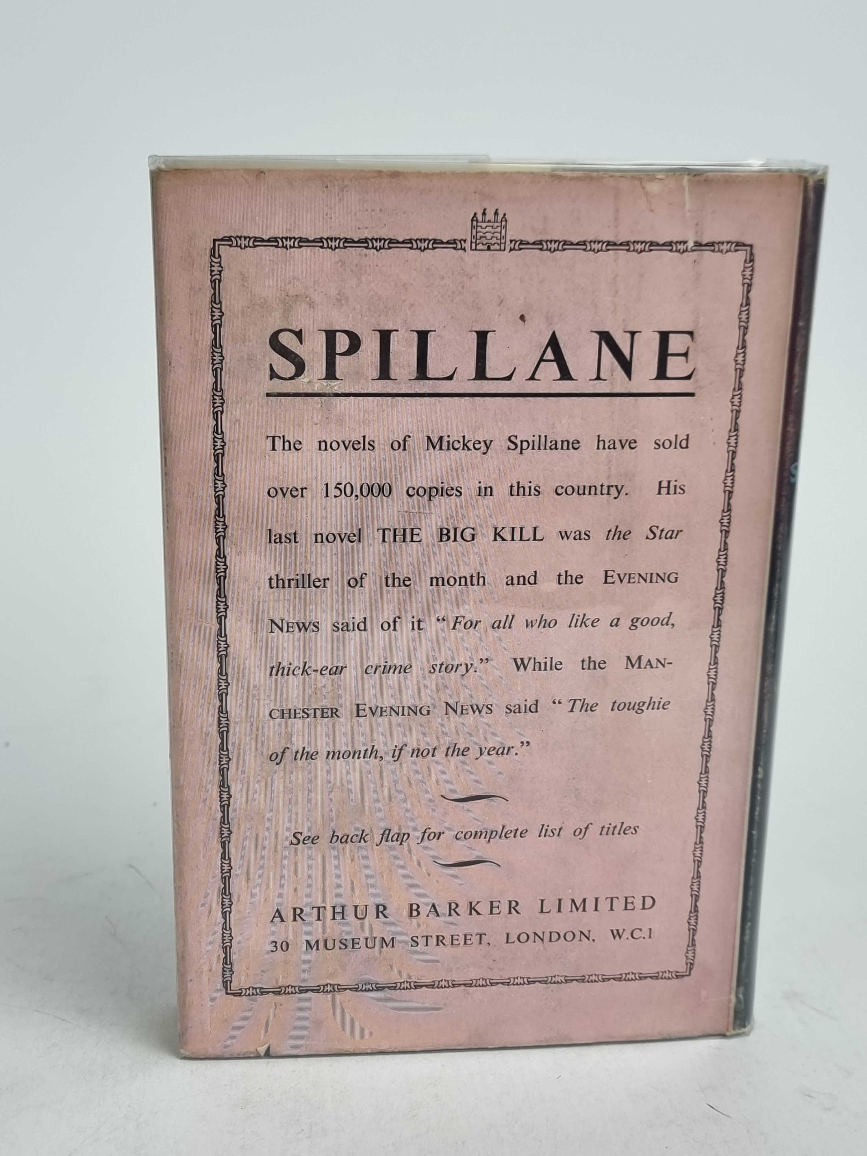 The Long Wait, Mickey Spillane — 2nd Impression