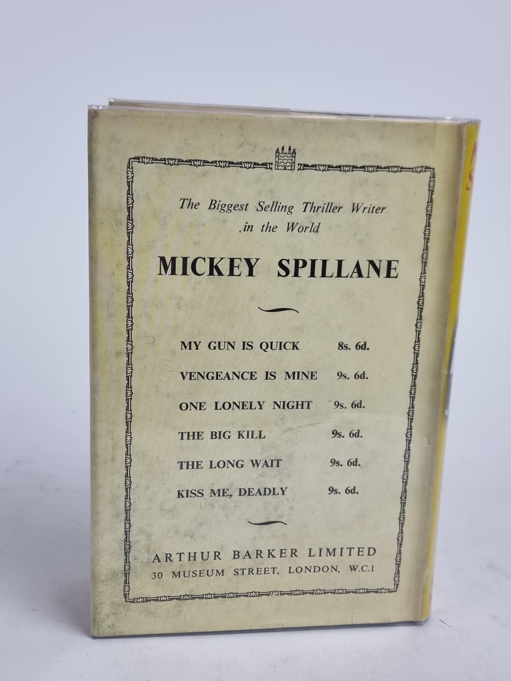 I, The Jury, Mickey Spillane — 7th Impression
