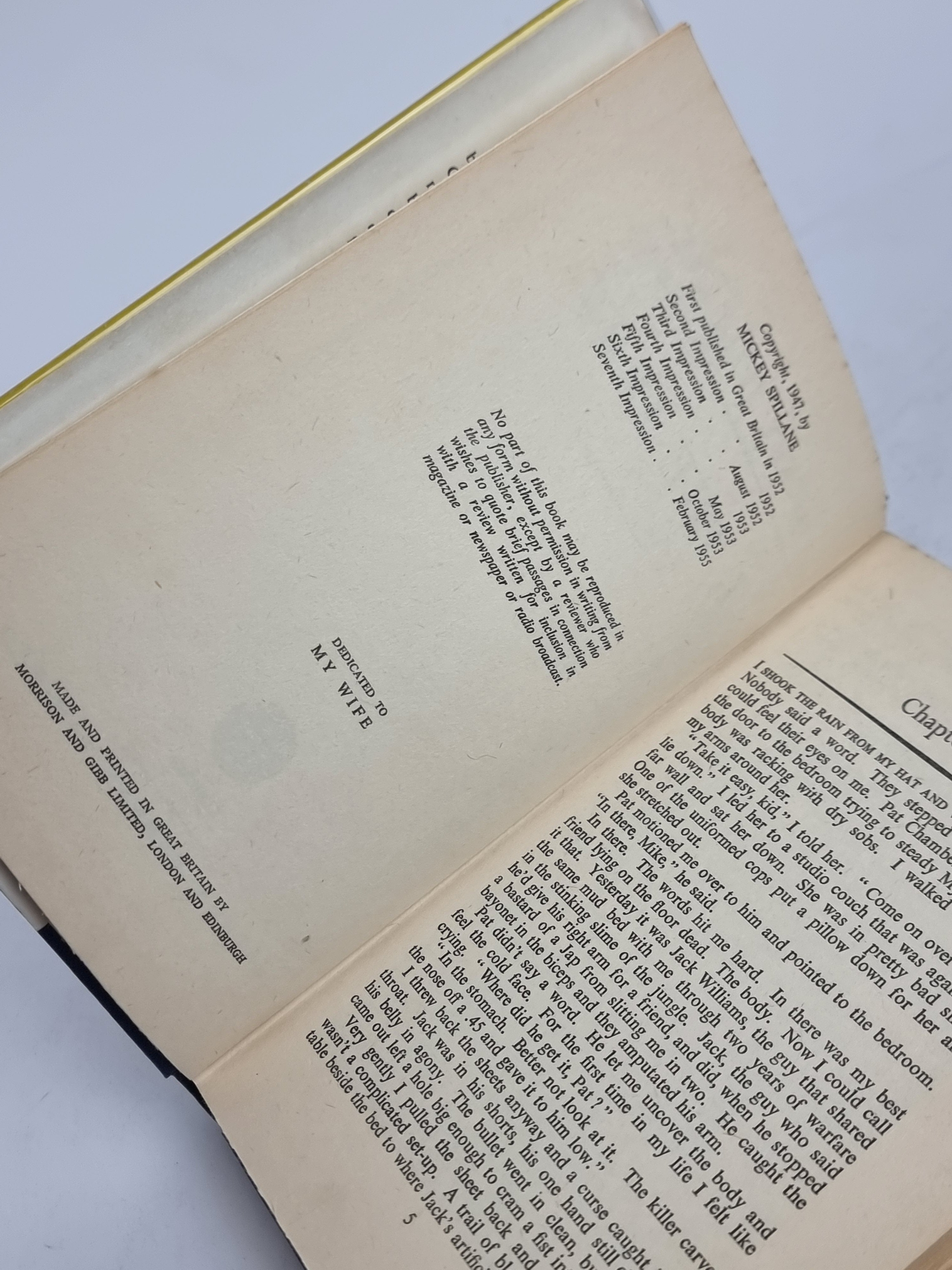 I, The Jury, Mickey Spillane — 7th Impression