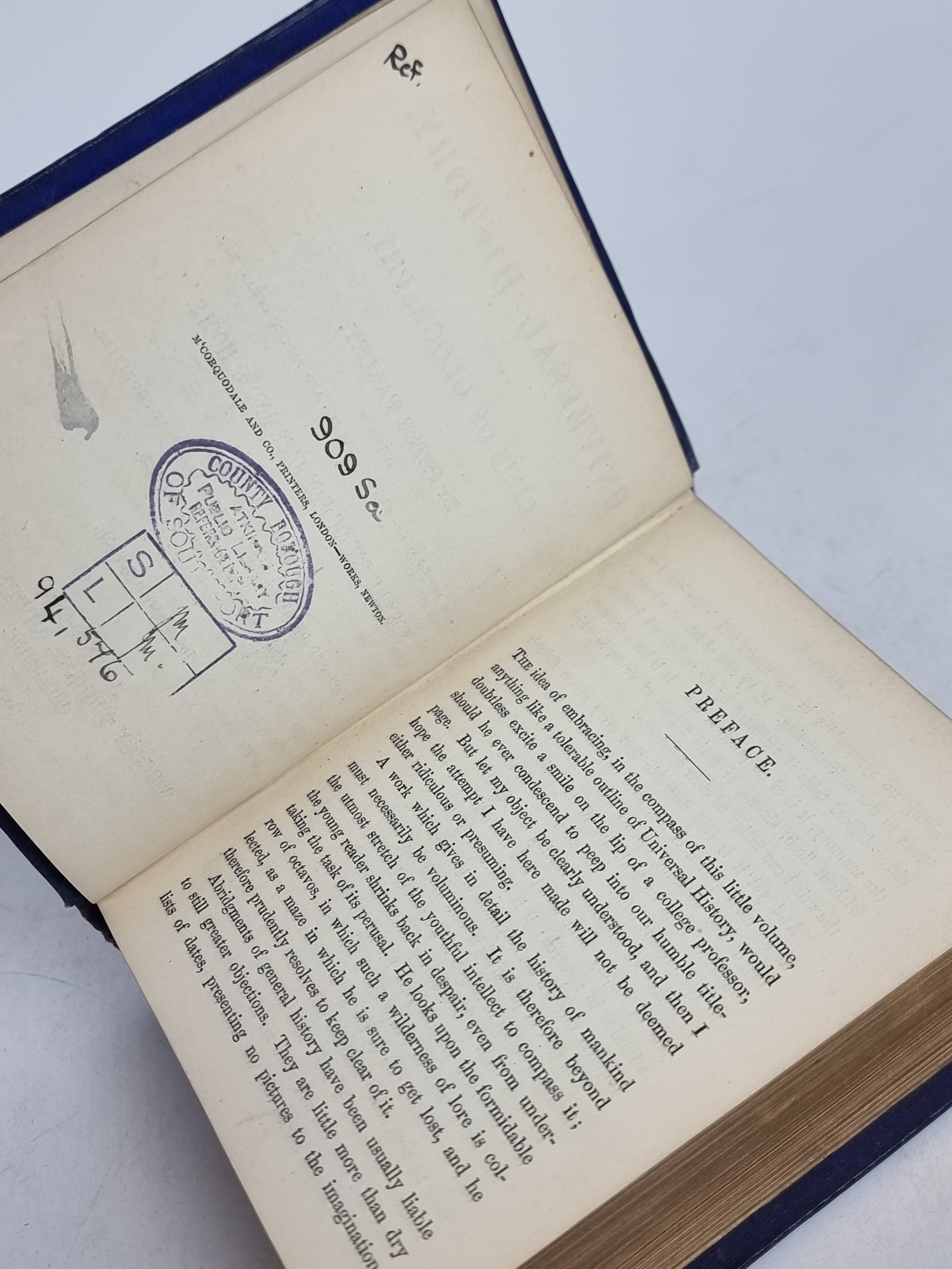 Universal History, on the Basis of Geography, Peter Parley — 7th Edition