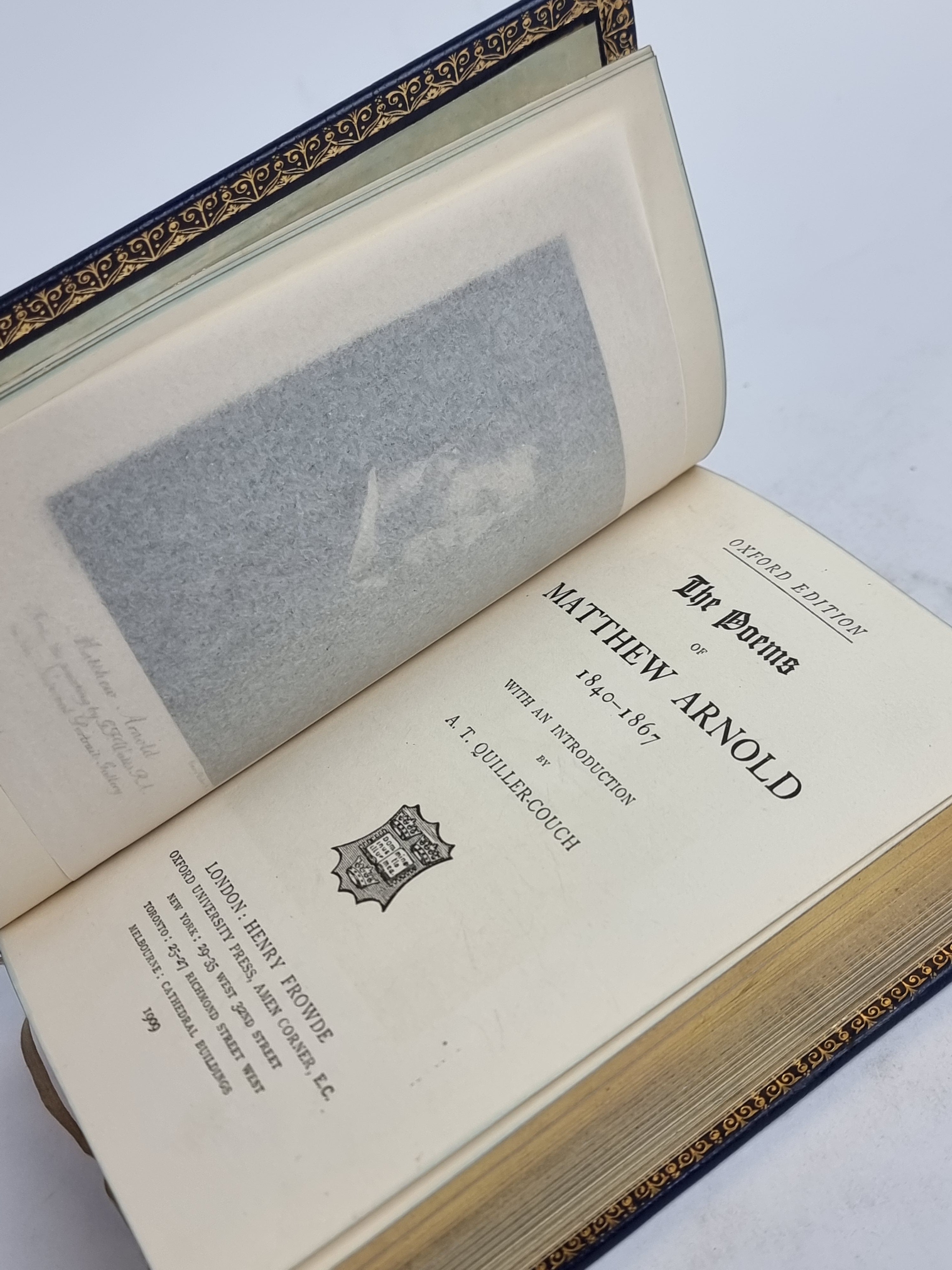 The Poems of Matthew Arnold 1840-1867, Matthew Arnold — Oxford Edition