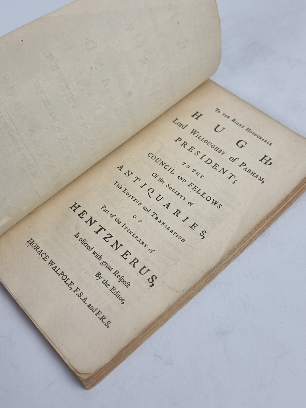 A Journey into England, Paul Hentzner — Early Reprint Edition