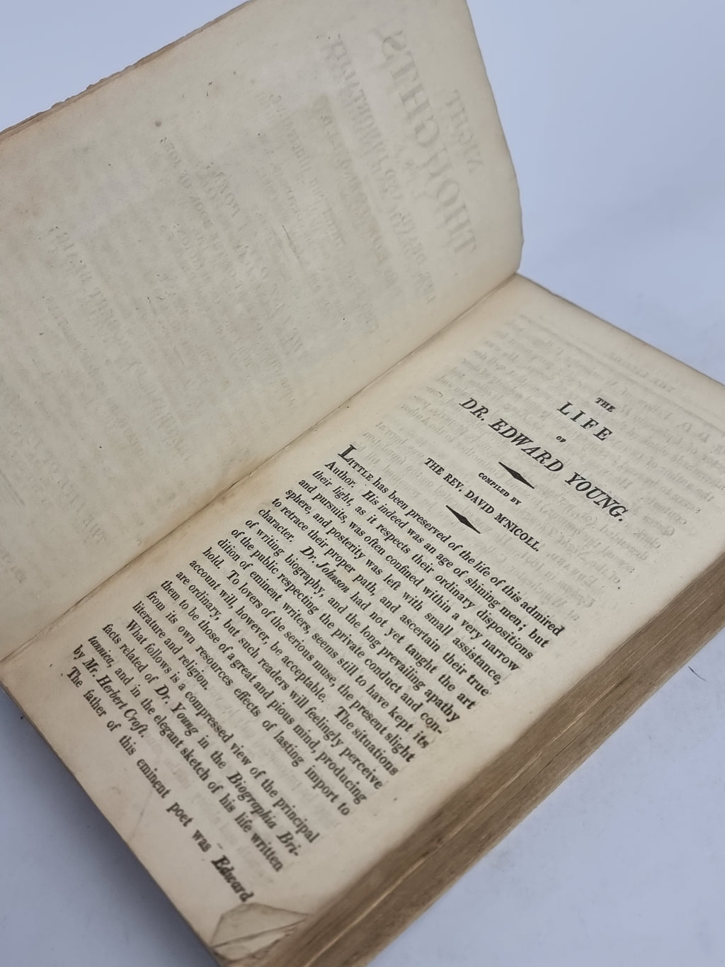 Night Thoughts on Life, Death, and Immortality, Edward Young — Stereotype Edition
