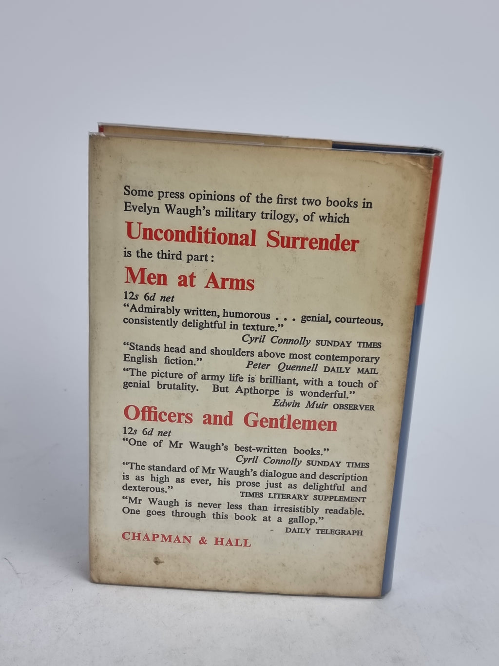 Unconditional Surrender, Evelyn Waugh — 1st Edition